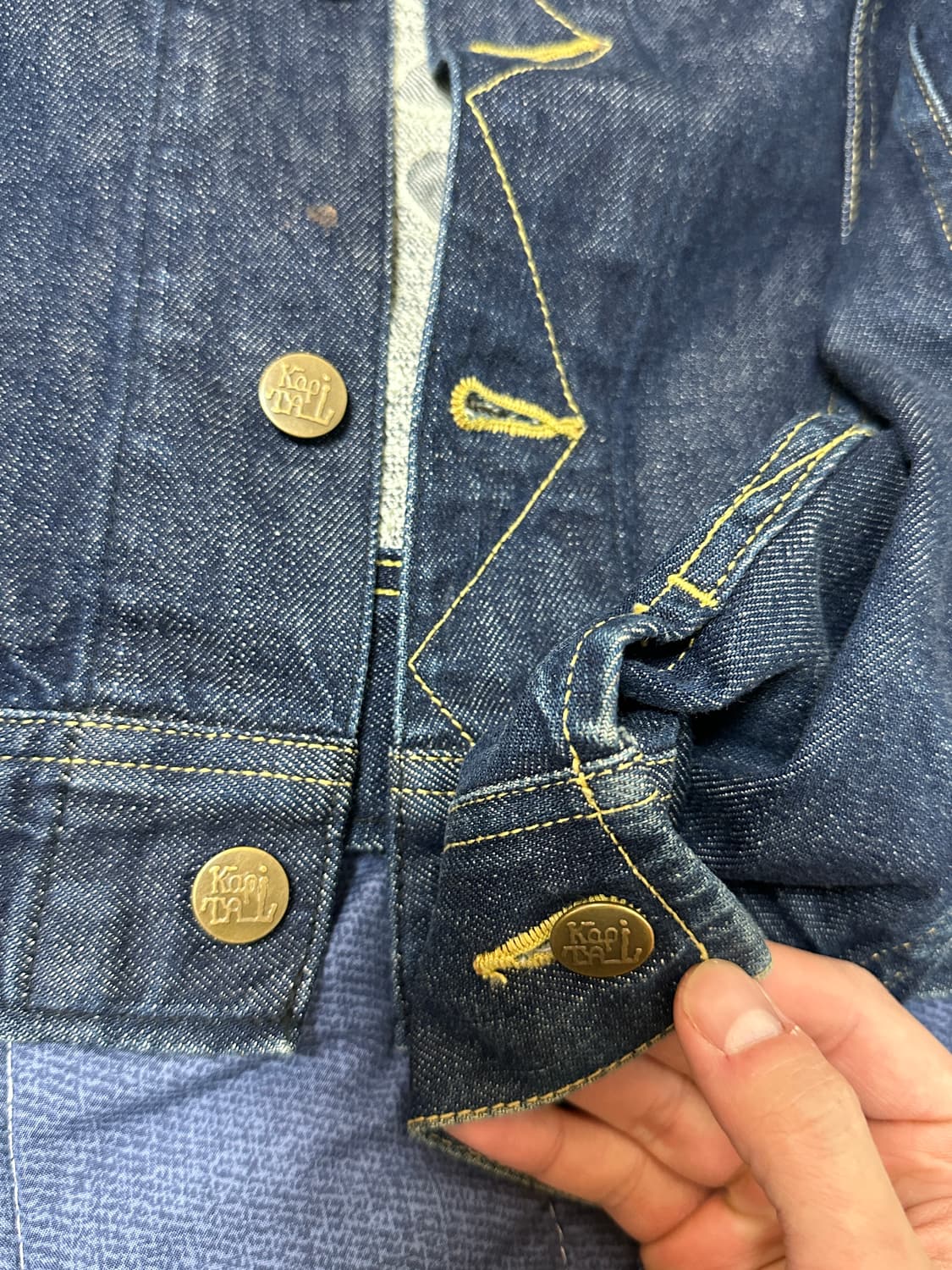 캐피탈 11.5온즈 데님 멕시칸 턱시도 웨스터너 본 자켓 인디고 46 상품이미지4