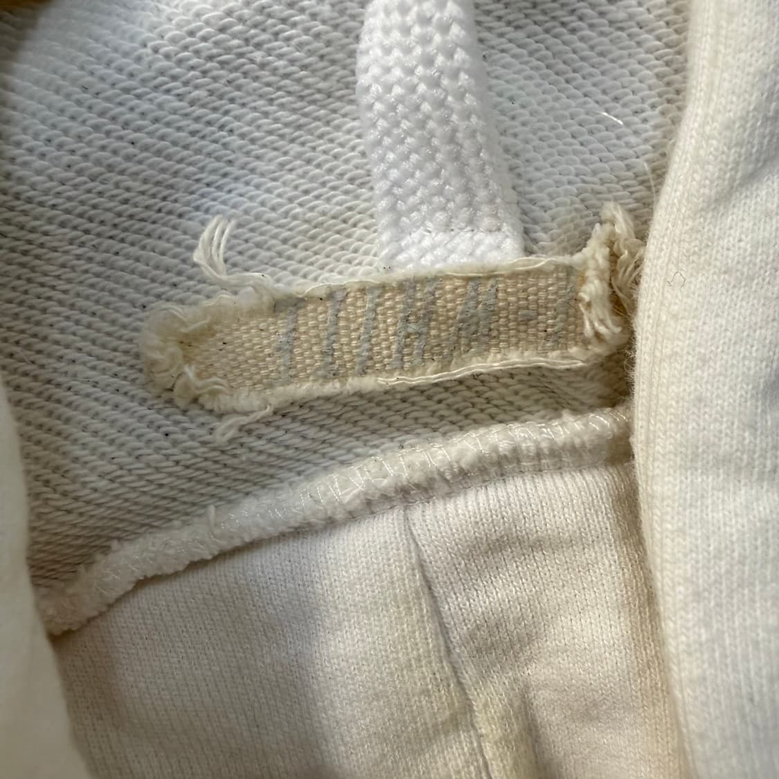 L 고급 오프 페인팅 후드집업(변색O) 0120T 상품이미지3