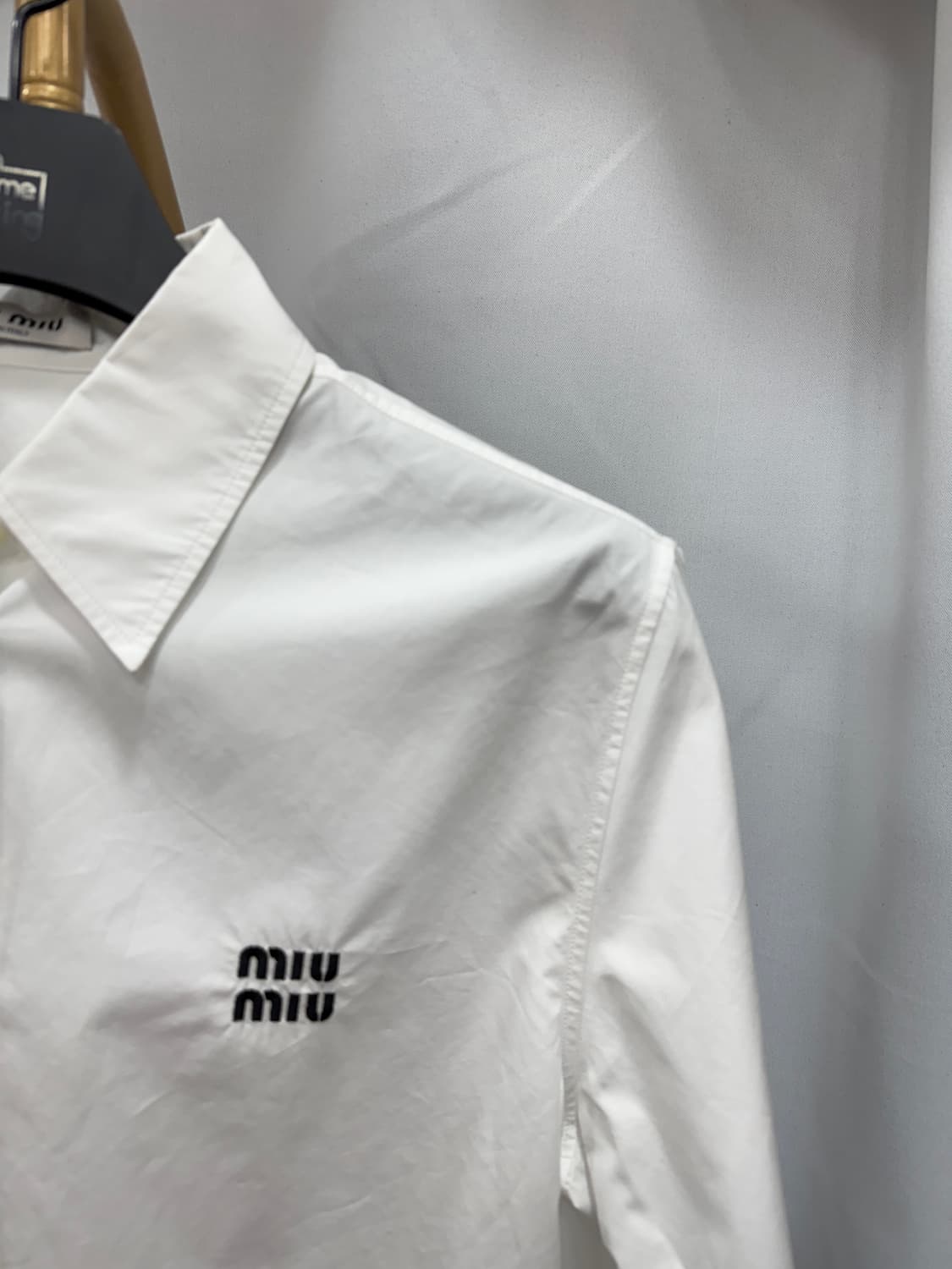 미우미우 포플린 셔츠 42사이즈  상품이미지2