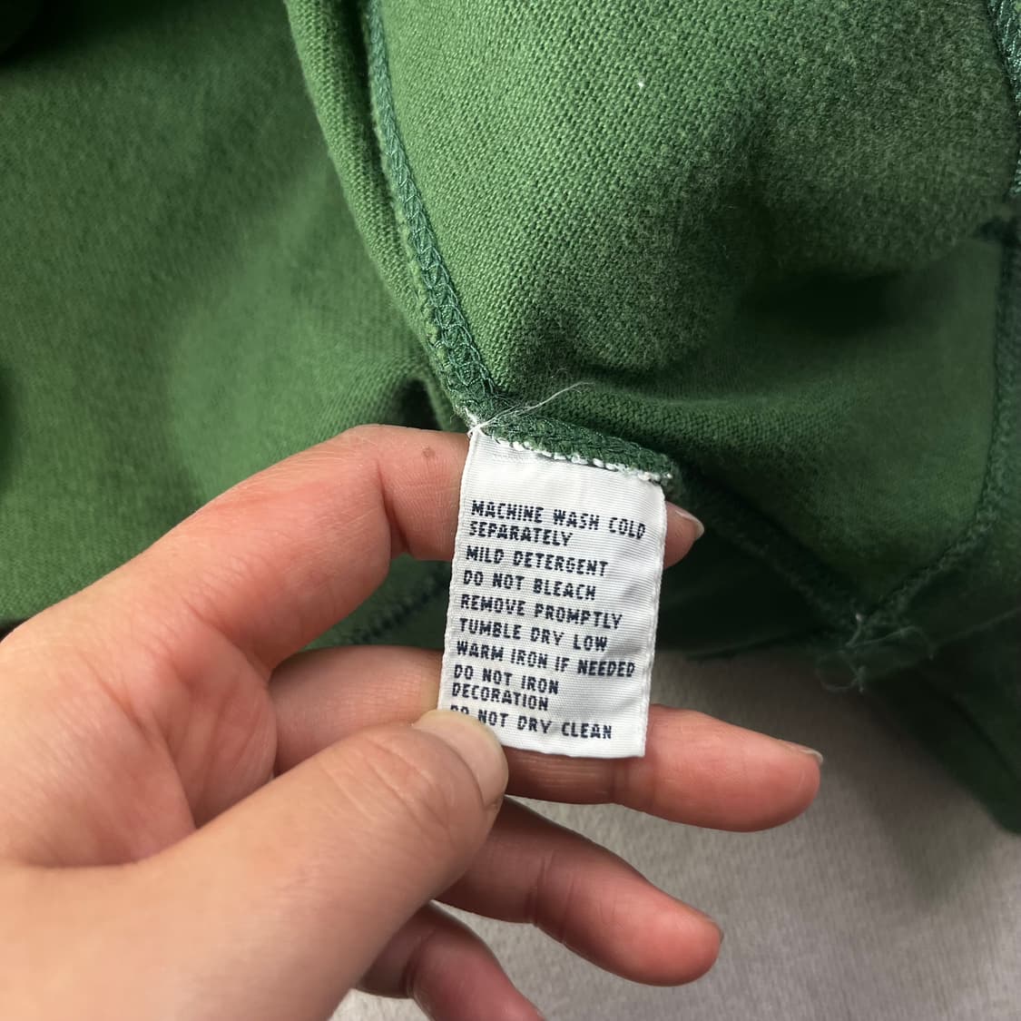 95 폴로랄프로렌 코튼 그린 반집업 니트 상품이미지7