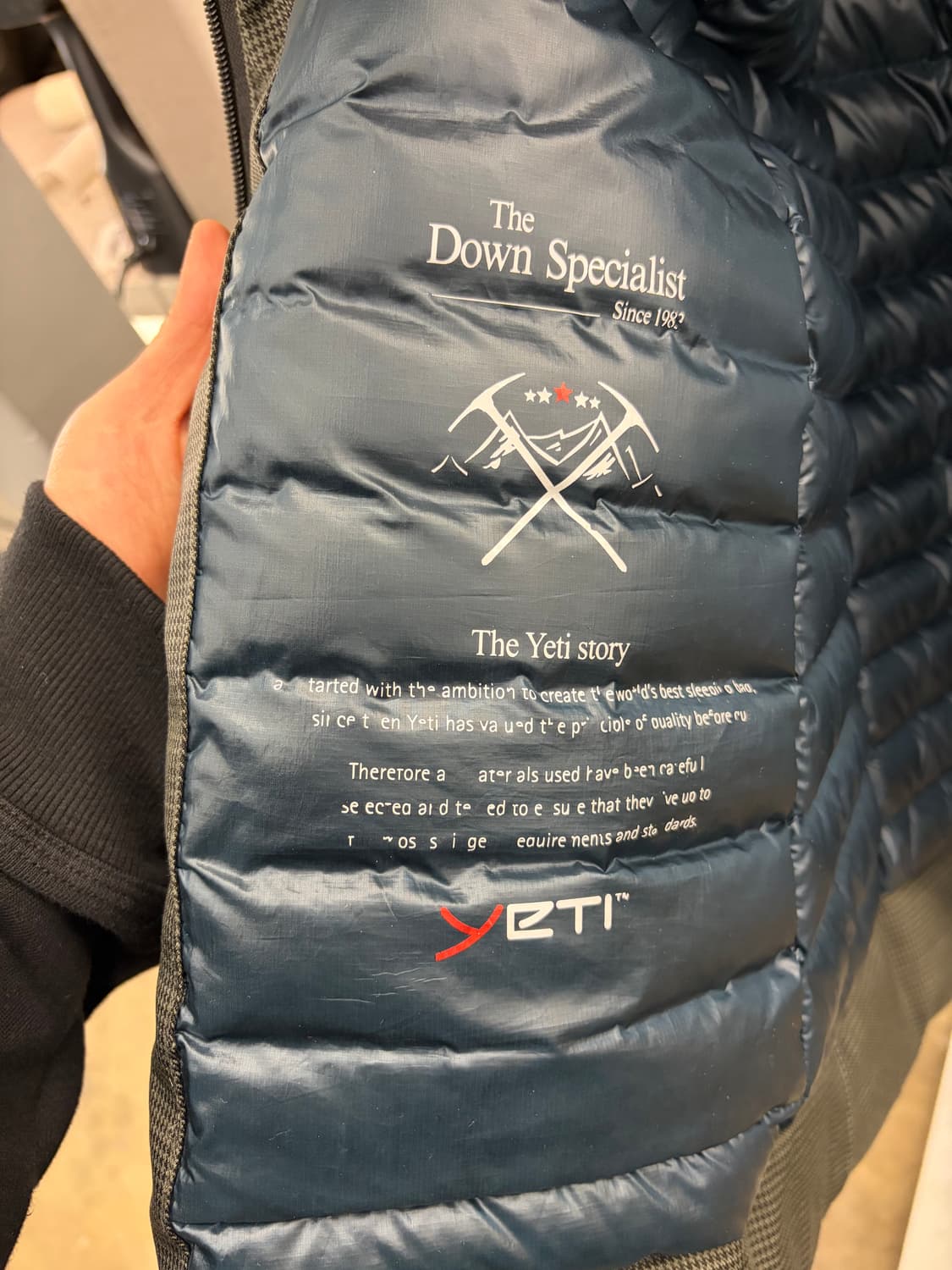 YETI 여성 후드 패딩 점퍼 그레이 L 상품이미지5