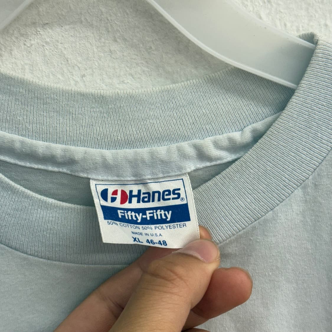 90s made usa Hanes 헤인즈 40 빈티지 티셔츠 xl 상품이미지3