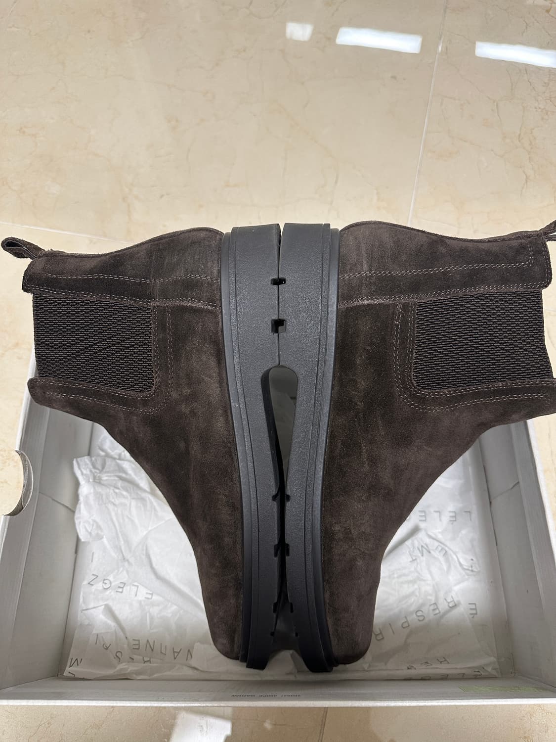 제옥스 브라운 스웨이드 첼시 부츠 (275) 상품이미지7