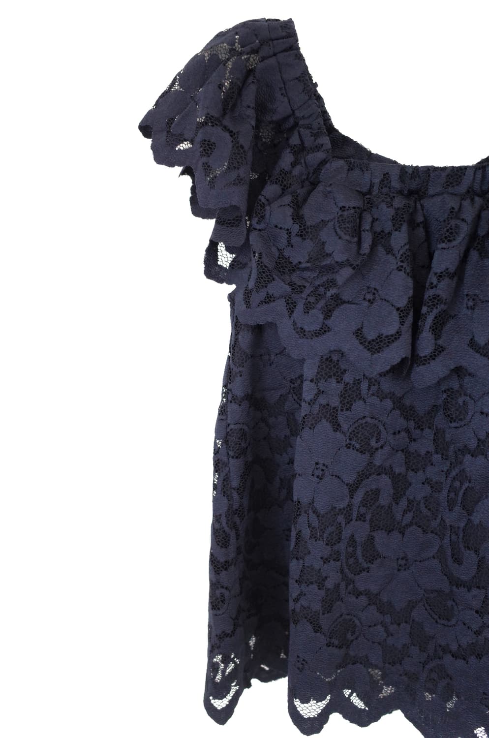 빈티지 레이스 패디드 블라우스 상품이미지4