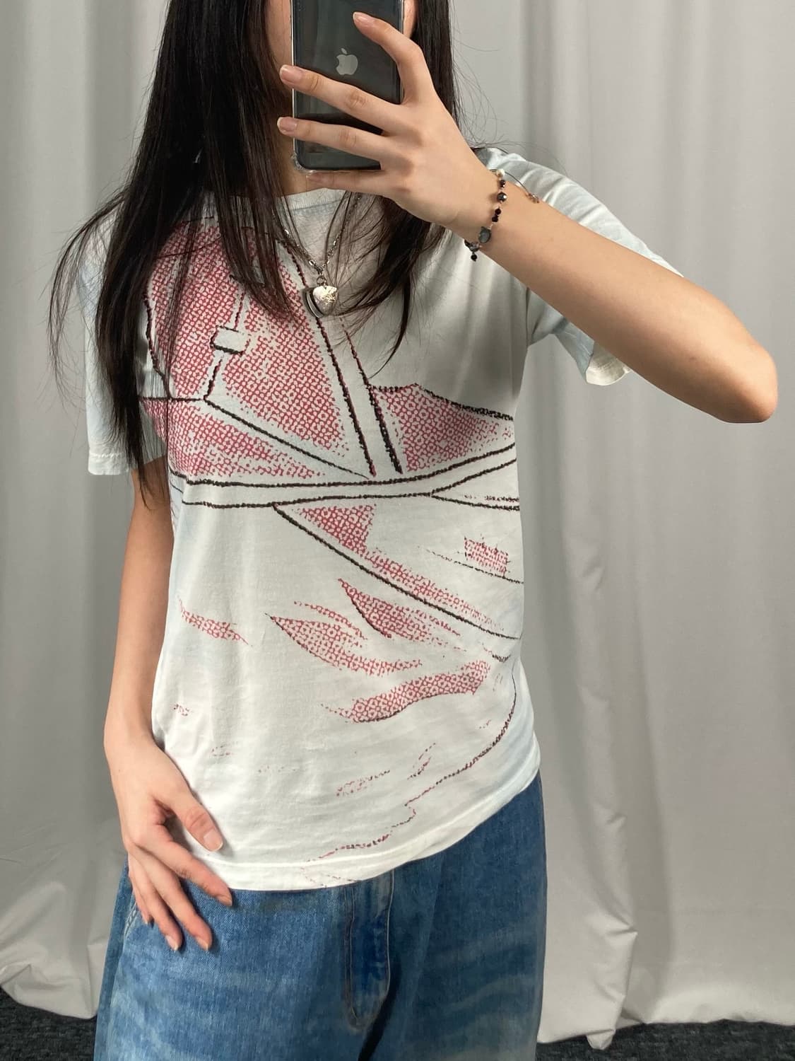 MM6 메종마르지엘라 프린팅 반팔 상품이미지2