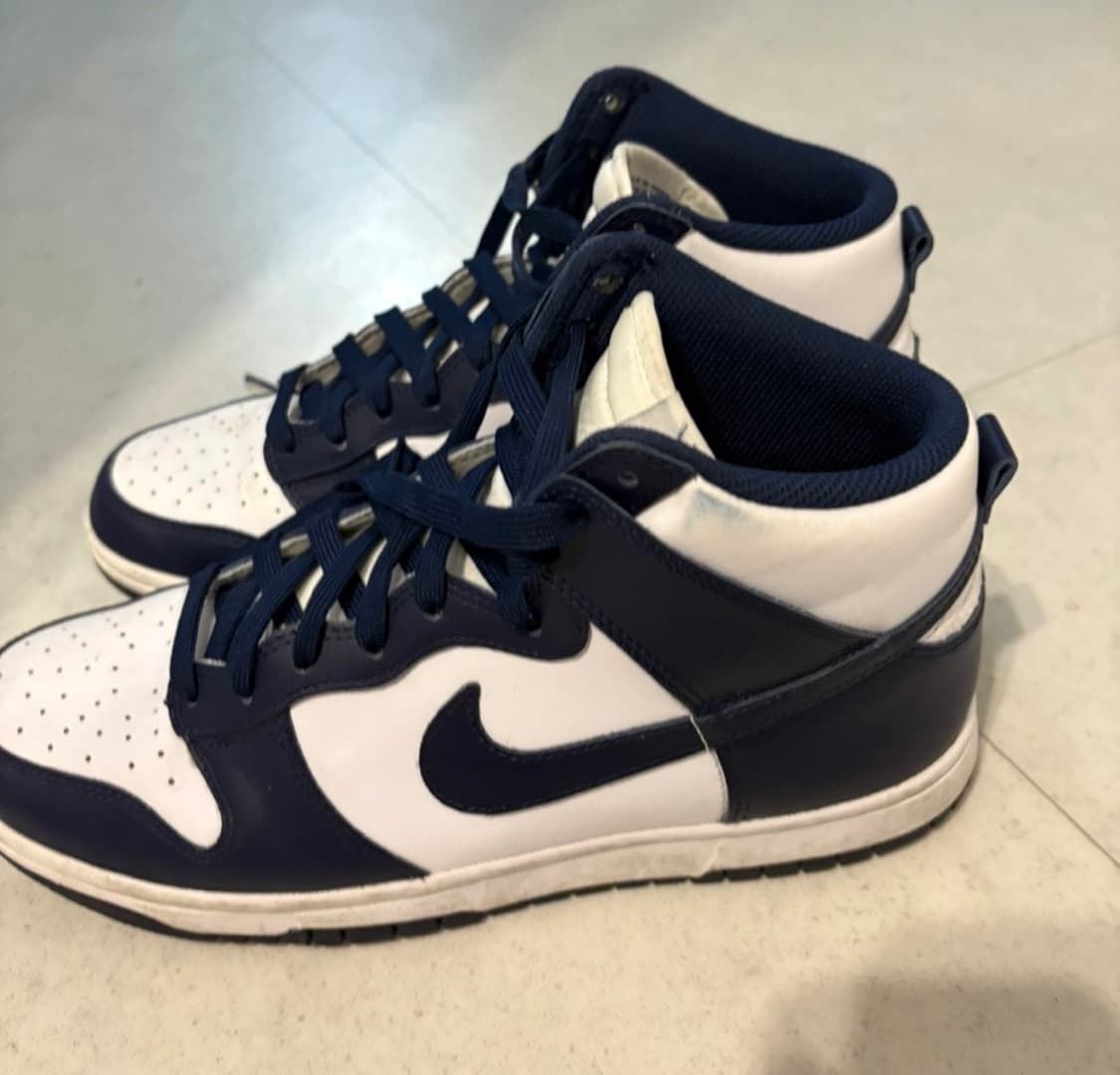덩크 하이 레트로 네이비  상품이미지1