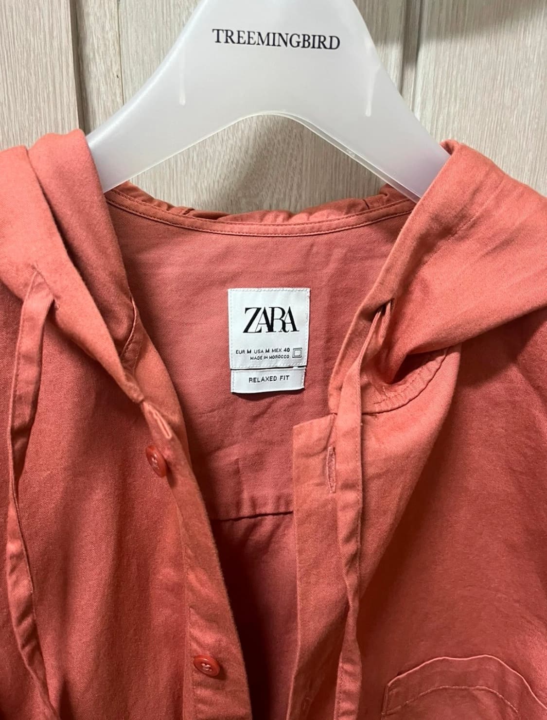 자라 zara 반팔 후드 남방 상품이미지3