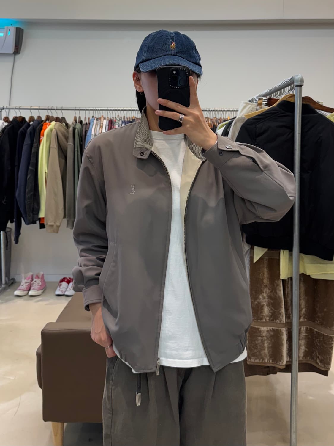 90s 입생로랑 블루종 자켓 상품이미지9
