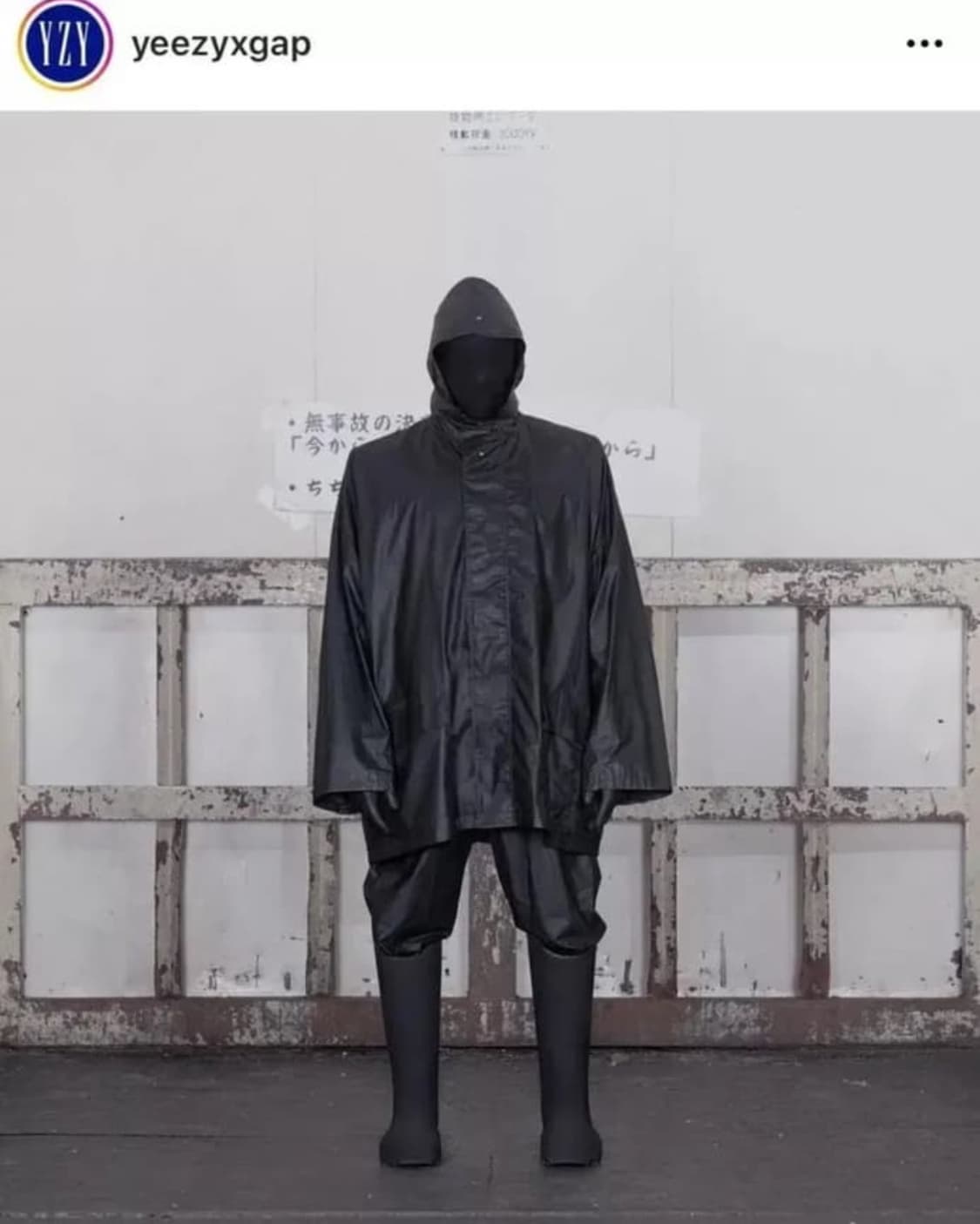 이지 갭 코팅 코튼 아노락 - 트루 블랙 - 사이즈 M 상품이미지1