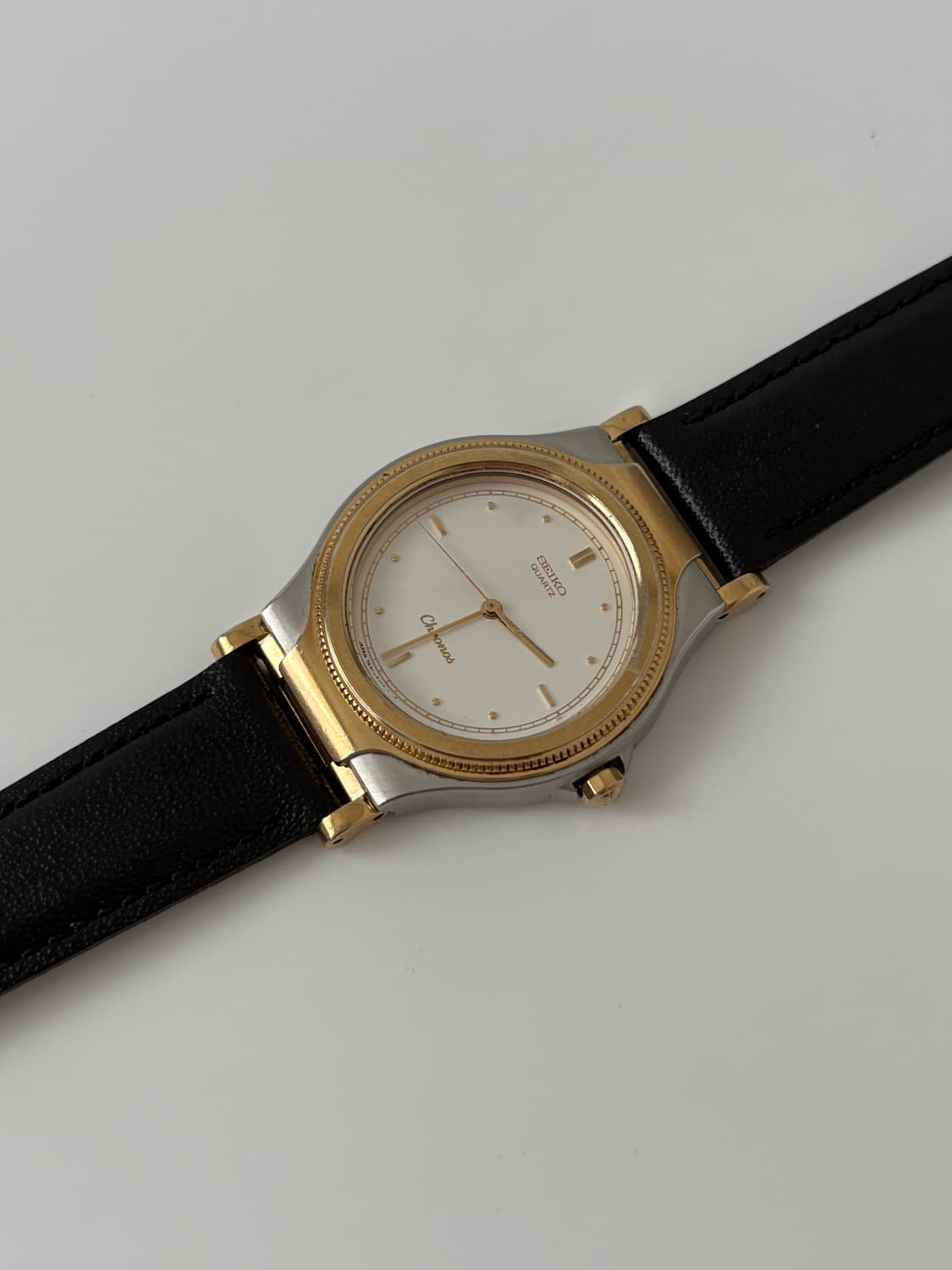 80s chronos gold bezel combi quartz  상품이미지6