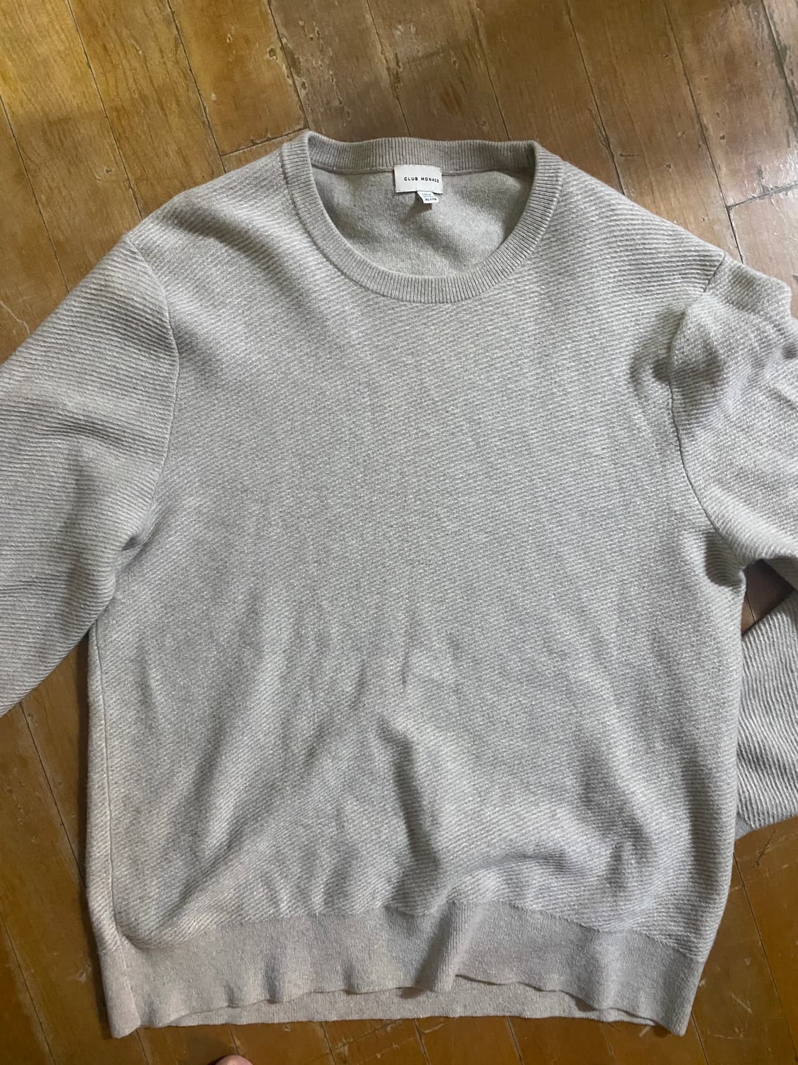 클럽모나코 남성 울100% 니트 XL 상품이미지1