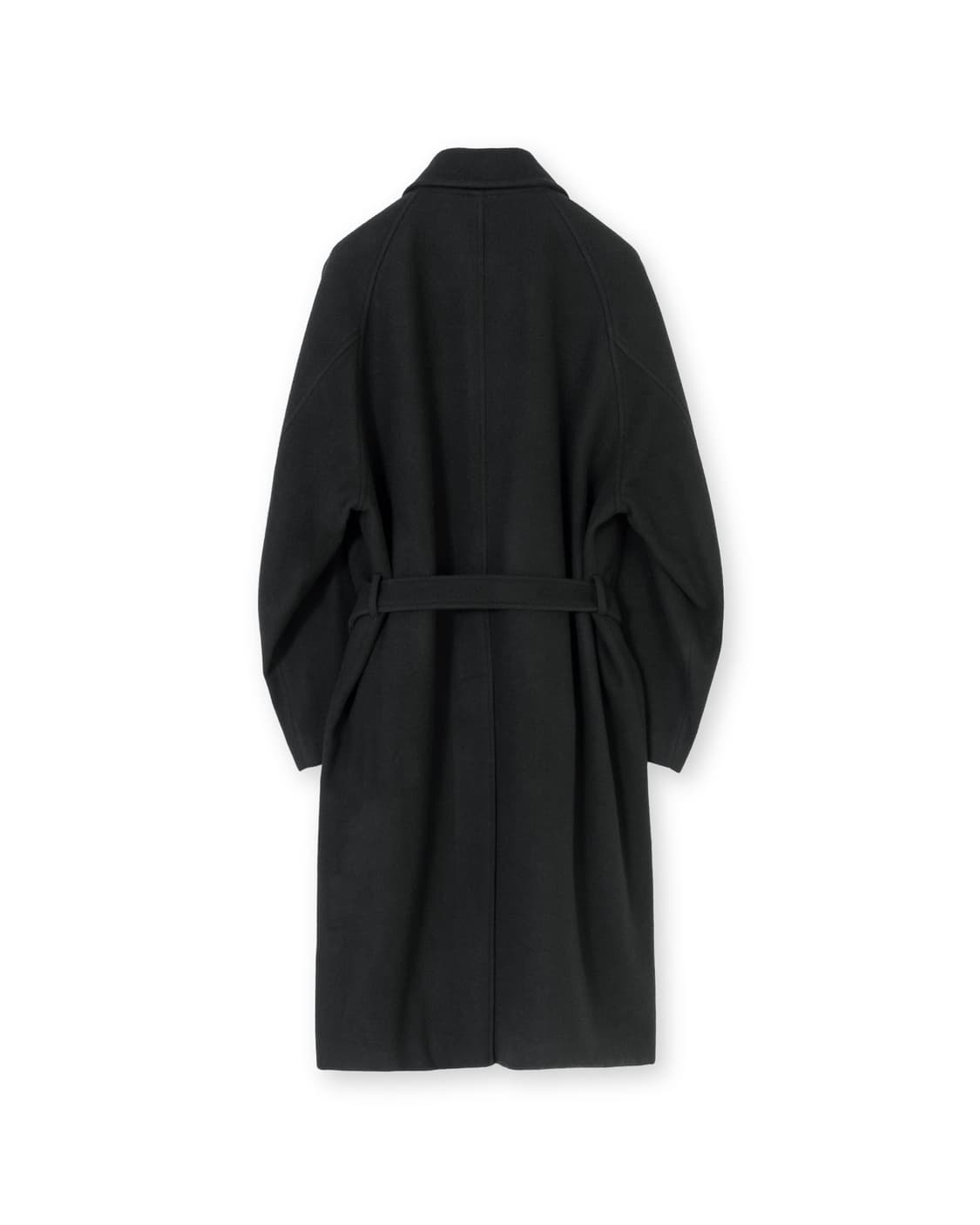 브라운야드 퓨어 울 벨티드 코트 블랙 4사이즈 팝니다 상품이미지4