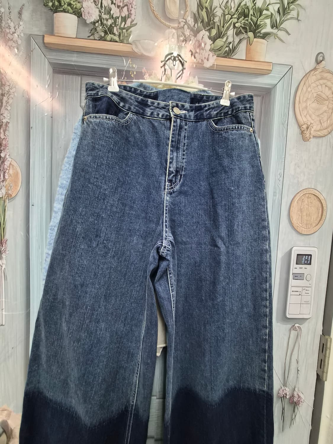 .앤더슨벨 언발컷 가디건. 디자이너 와이드데님 상품이미지10