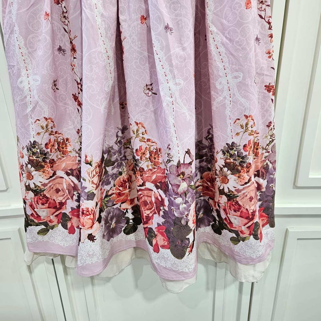 axes femme(엑시즈팜) 플라워 레이스 원피스 상품이미지4