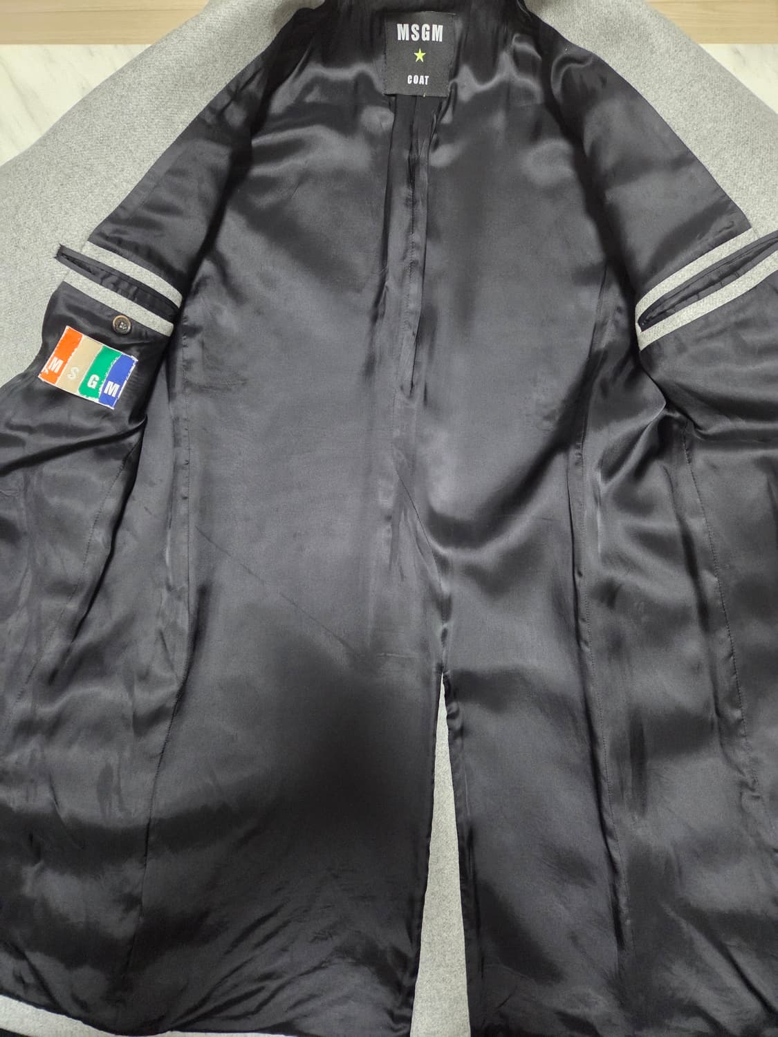 MSGM 로켓 패치 롱코트 상품이미지8