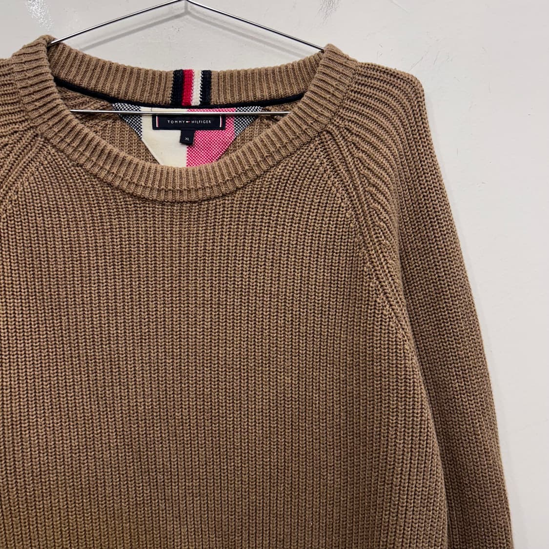 타미힐피거 래글런 헤비코튼 오버핏 니트 상품이미지1