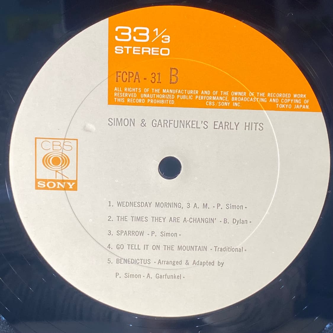 (수입중고LP-포크) Simon & Garfunkel -Early Hit 상품이미지5