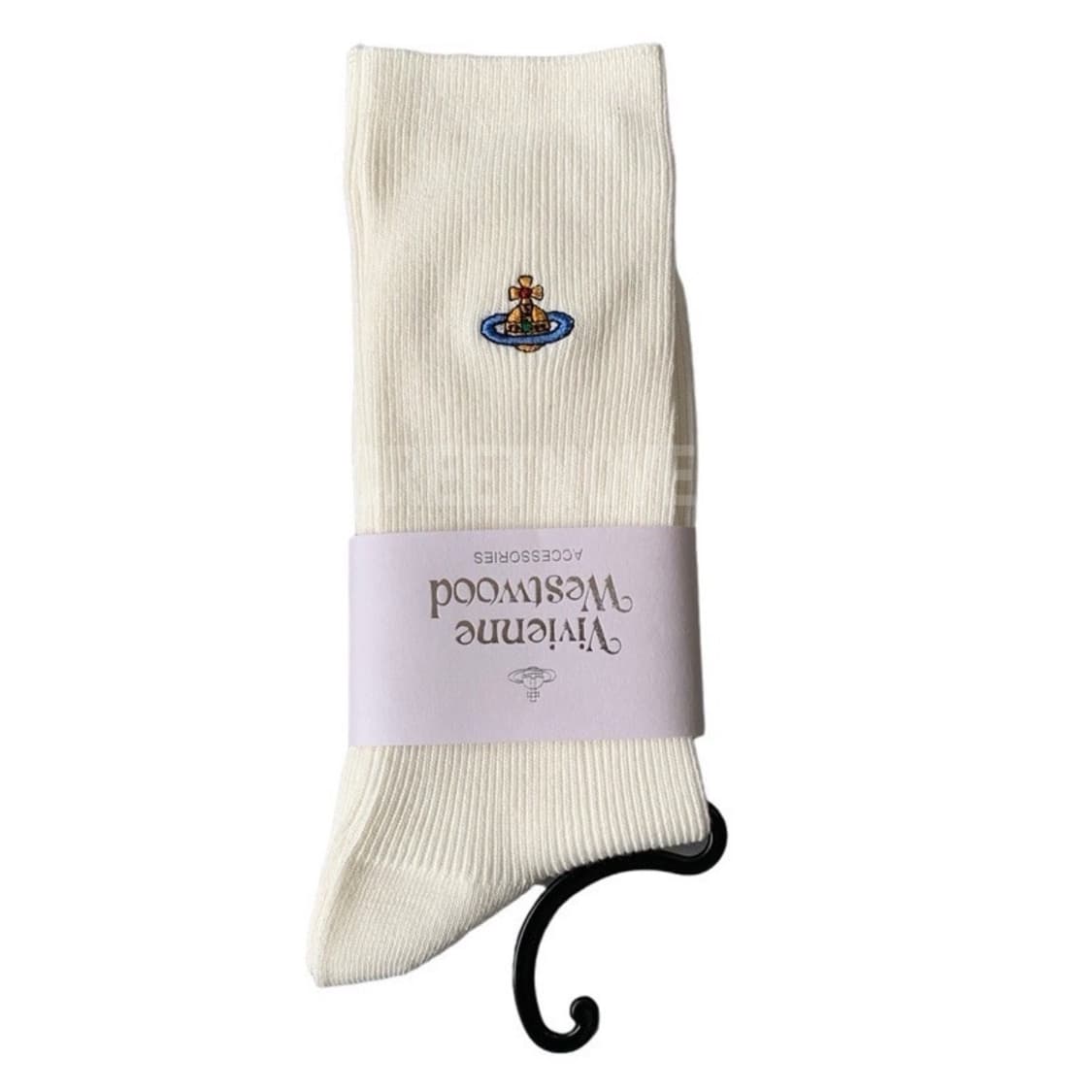 비비안 웨스트우드 ORB로고 자수양말 크루삭스 상품이미지7