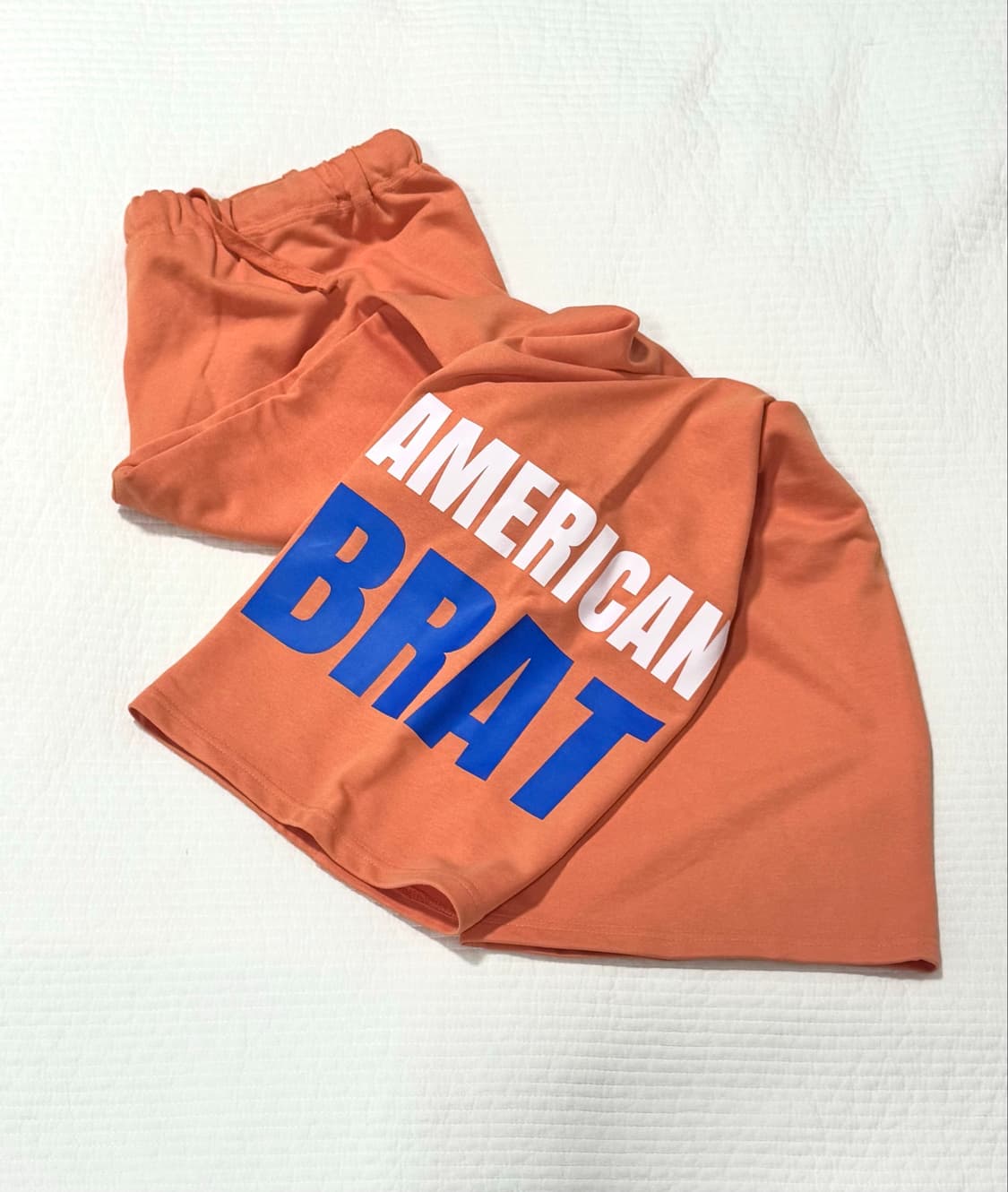 American Brat 로우라이즈 y2k 오렌지 바지 상품이미지1