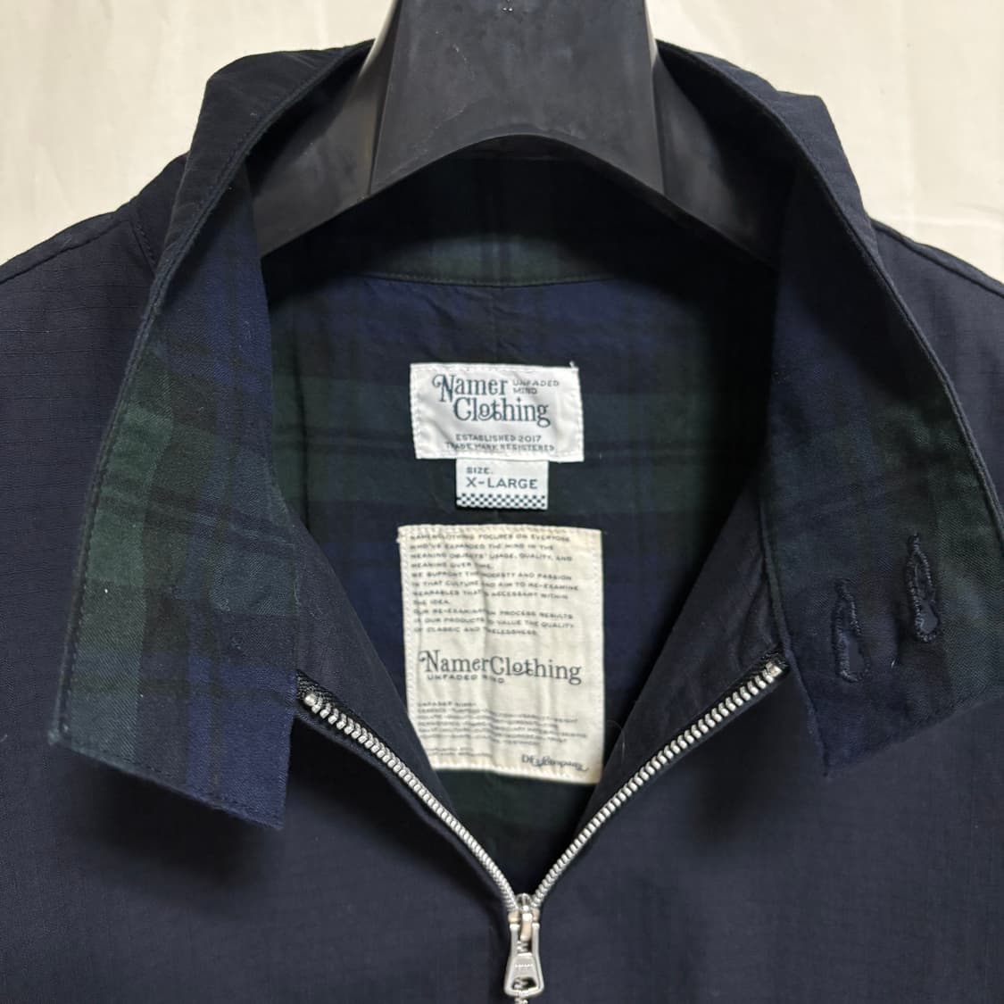 네이머클로딩 립스탑 믹스드 스윙자켓 / 네이비, XL 상품이미지4