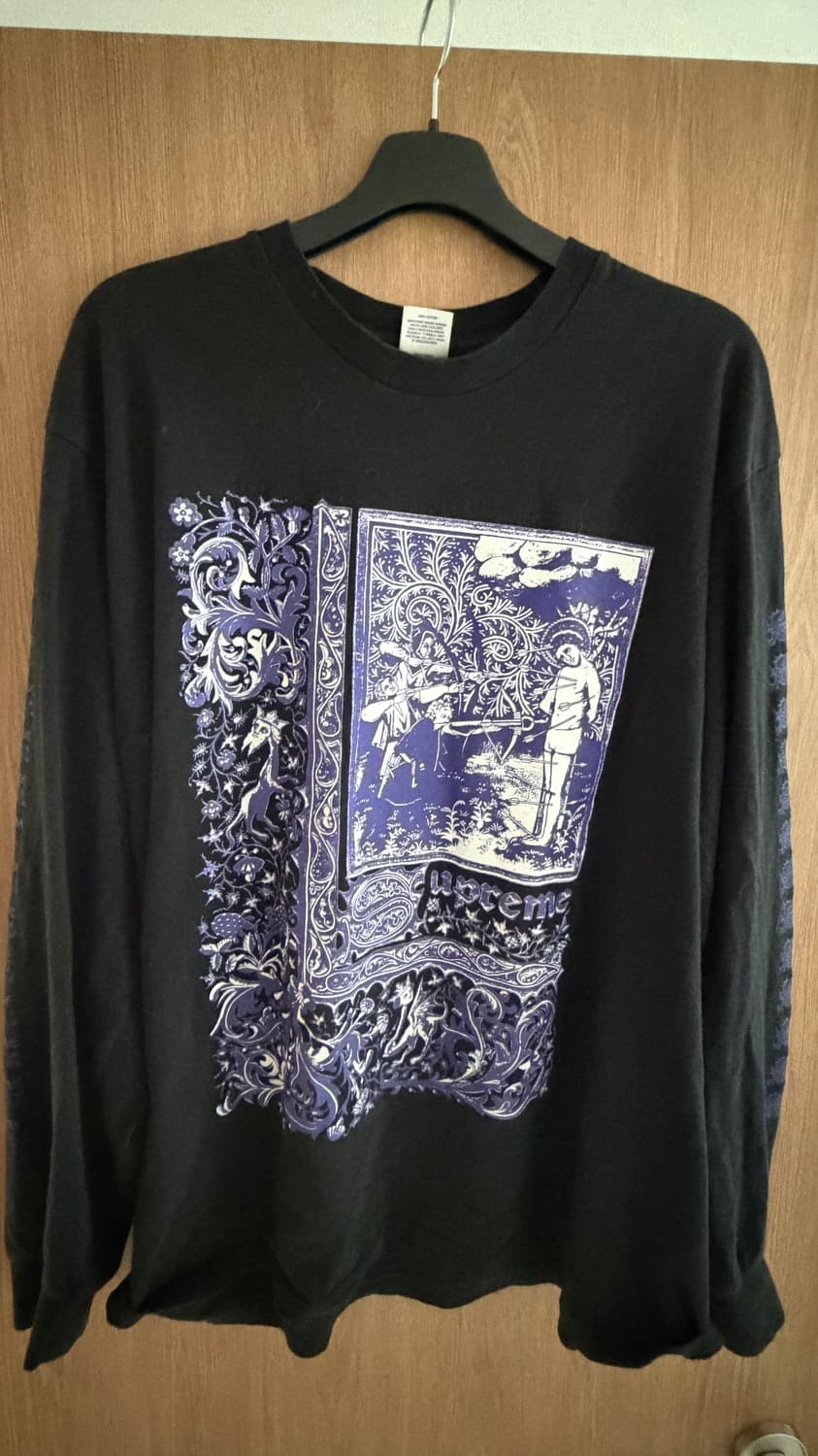 Supreme Saint Sebastian LS T-Shirt Black 상품이미지4