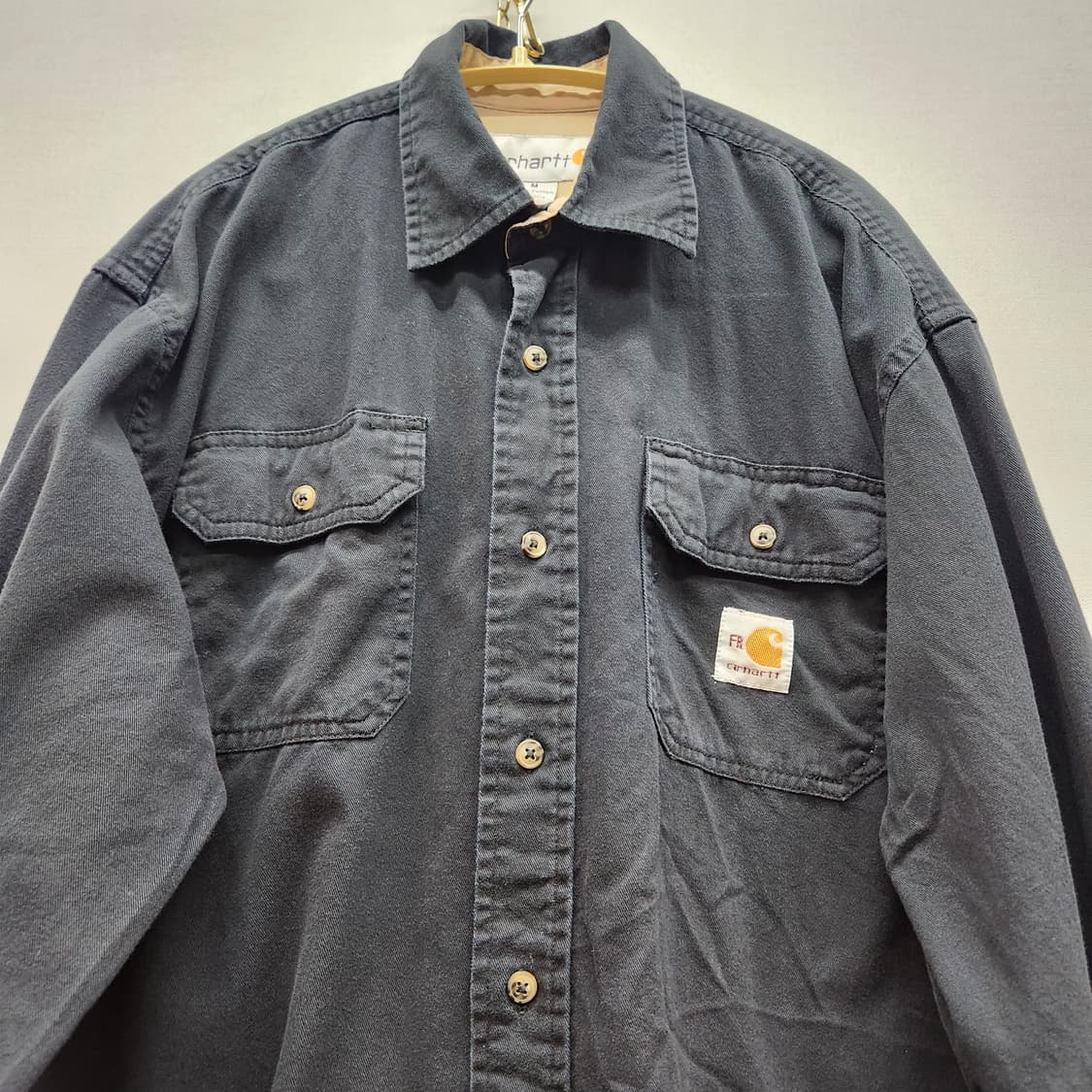 칼하트FR 로고 워크셔츠 M(L~XL) 상품이미지2