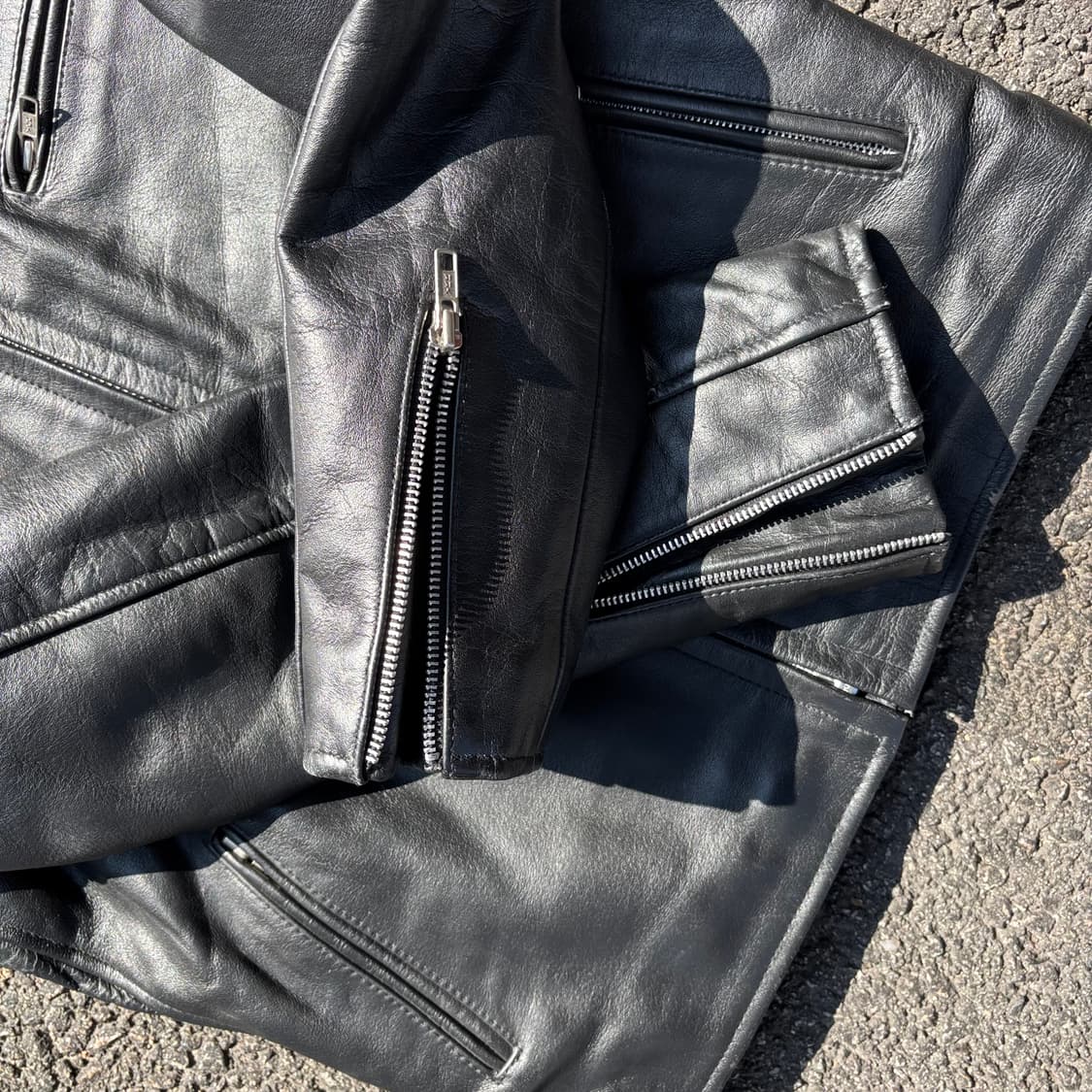 Horn 싱글 라이더 가죽 자켓 상품이미지6