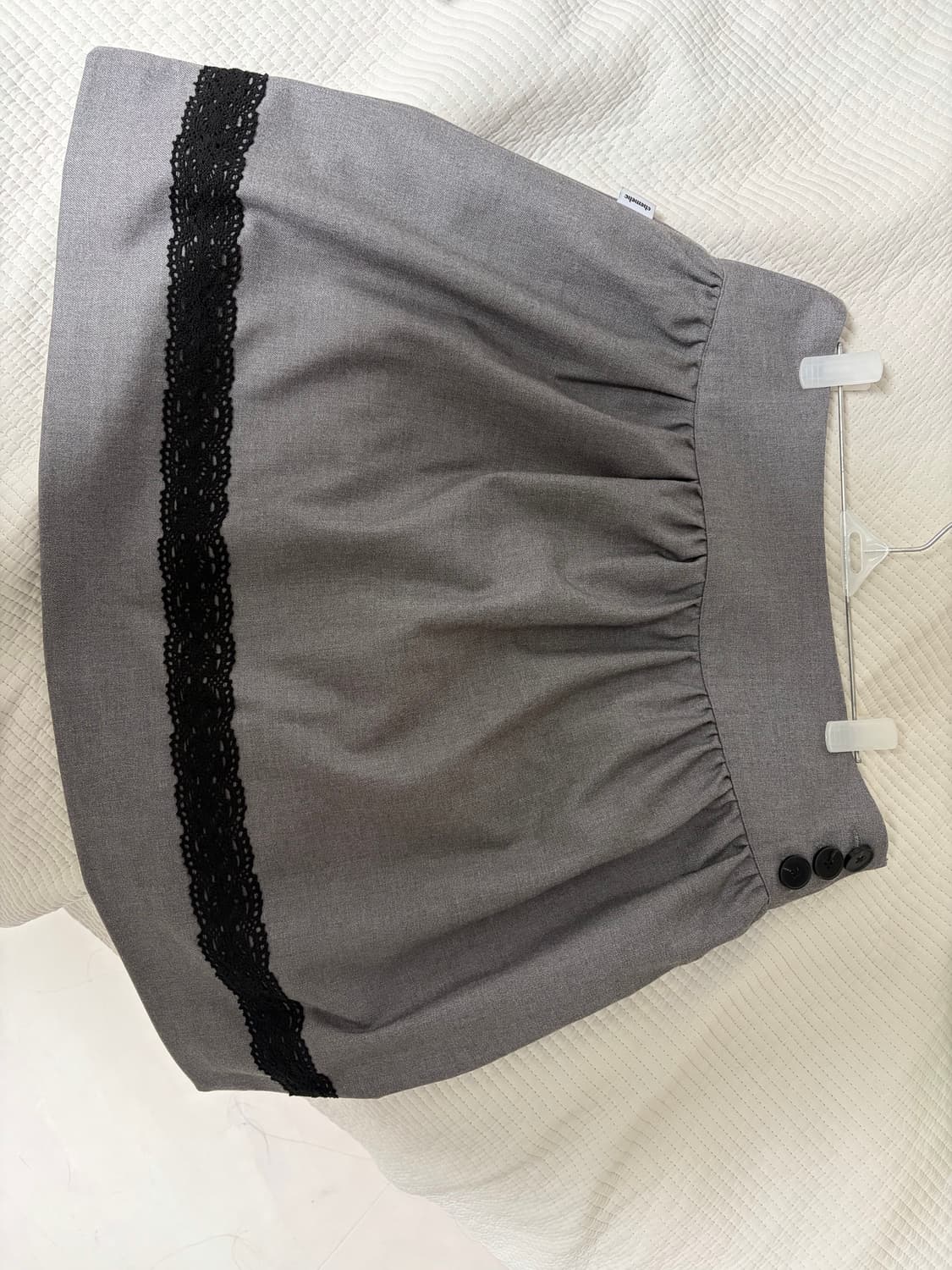 체메씨 레이스 미디 스커트 상품이미지2