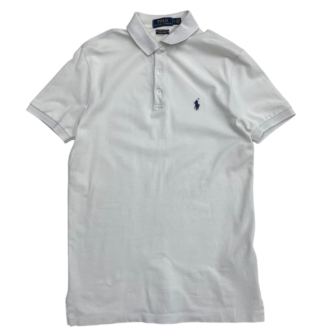 폴로 랄프로렌 블루포니 화이트 카라 반팔 S 상품이미지2