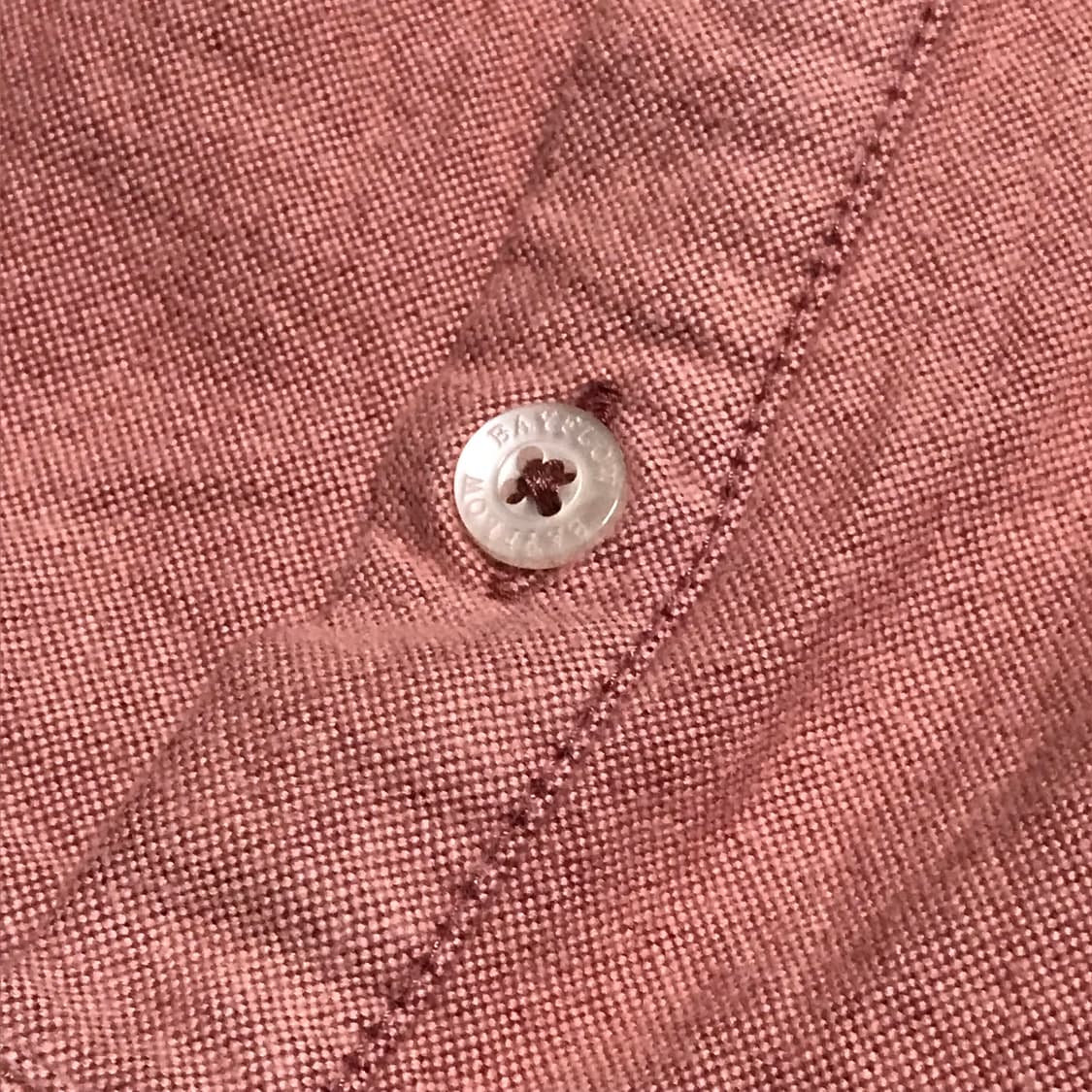재팬 10s bay flow 피치 핑크 플란넬 옥스포드 워크셔츠 상품이미지6