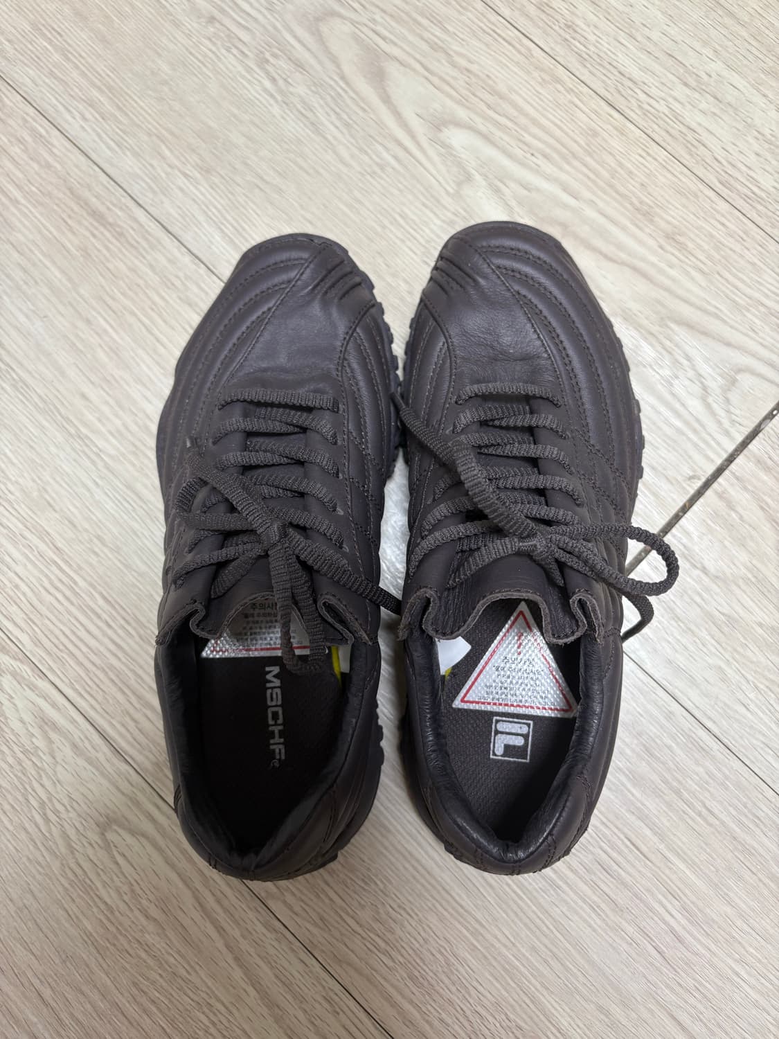 휠라 미스치프 콜라보 에샤페 LX 브라운 230 상품이미지1