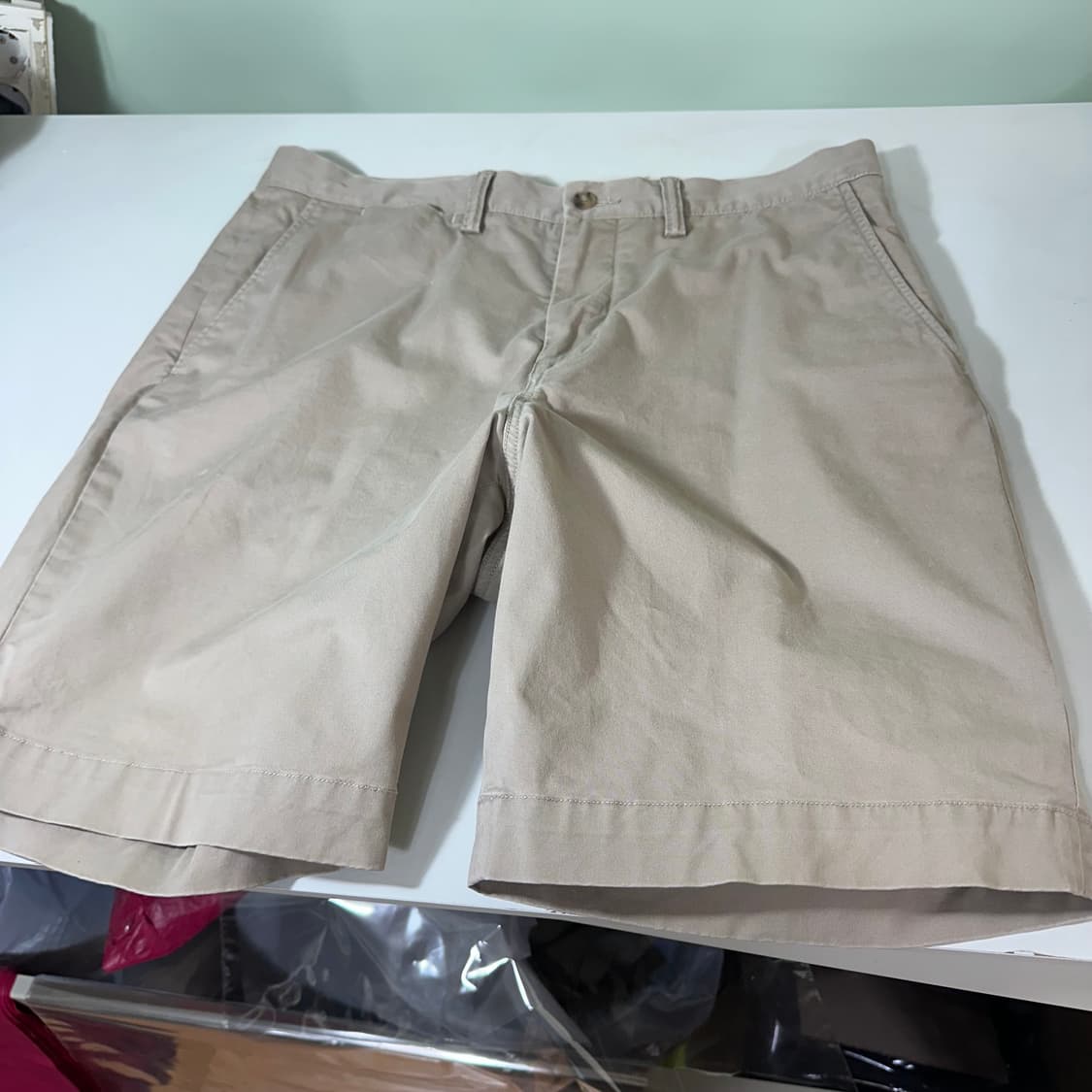 L-XL 34 폴로 랄프로렌 딥베이지 클래식핏 코튼 치노반바지 쇼츠 상품이미지3