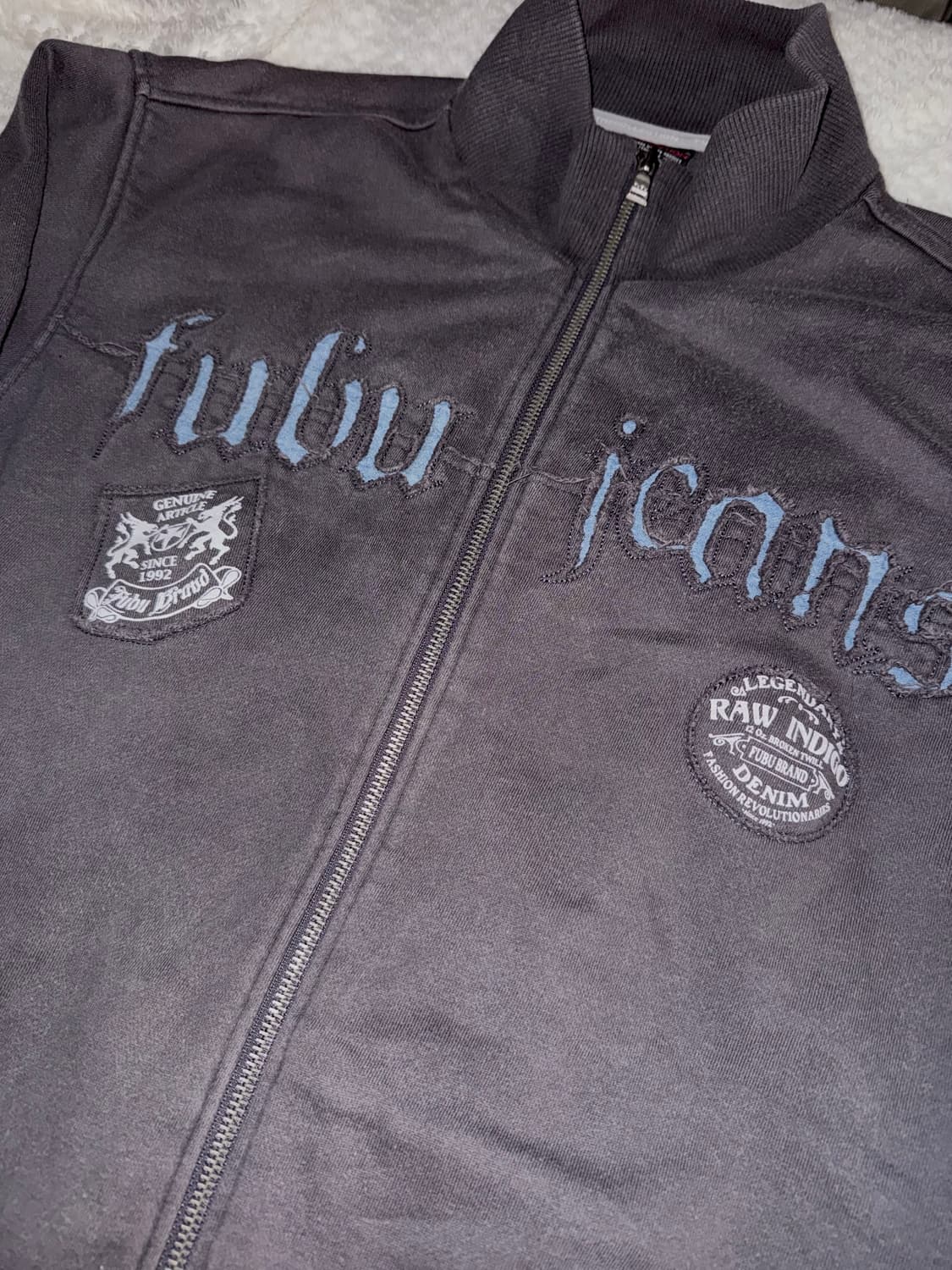 후부 빈티지 코튼 집업 상품이미지3