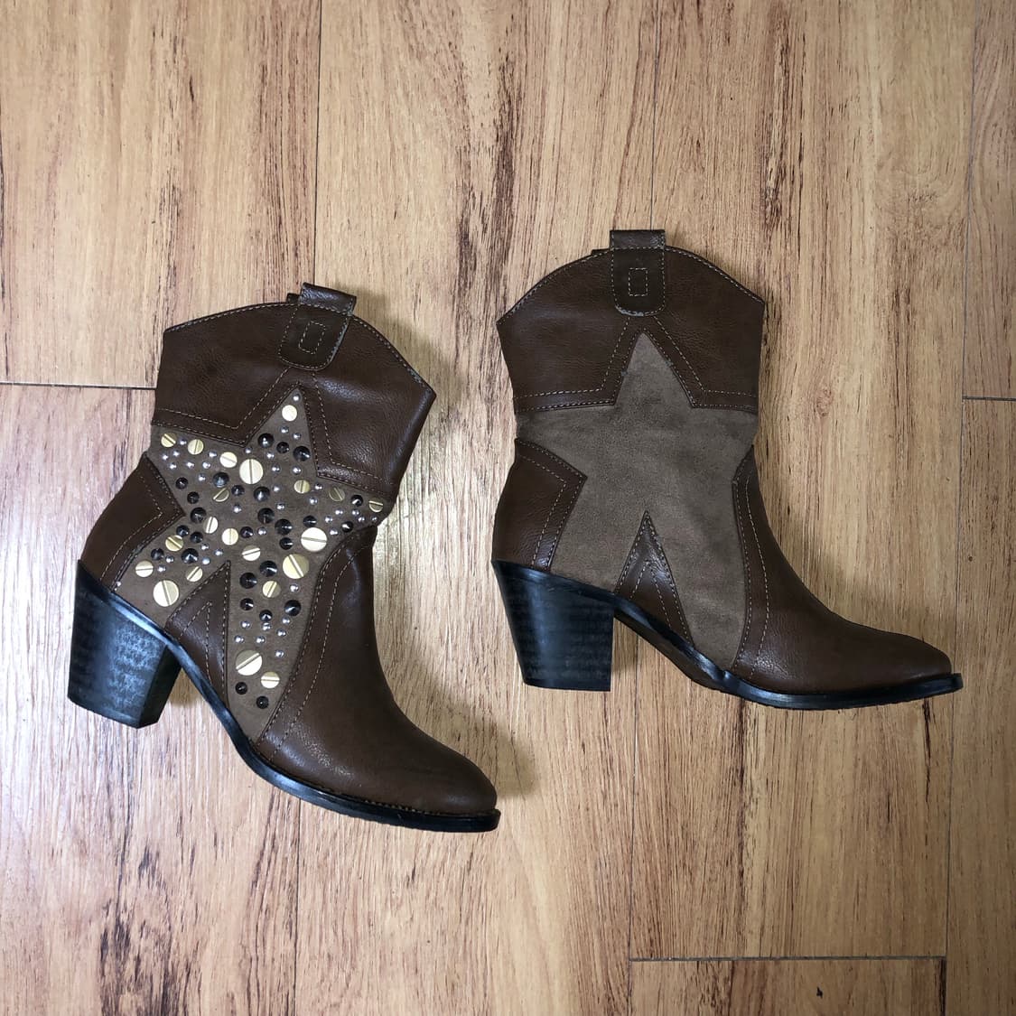 브라운 별 부츠 🏮 상품이미지4