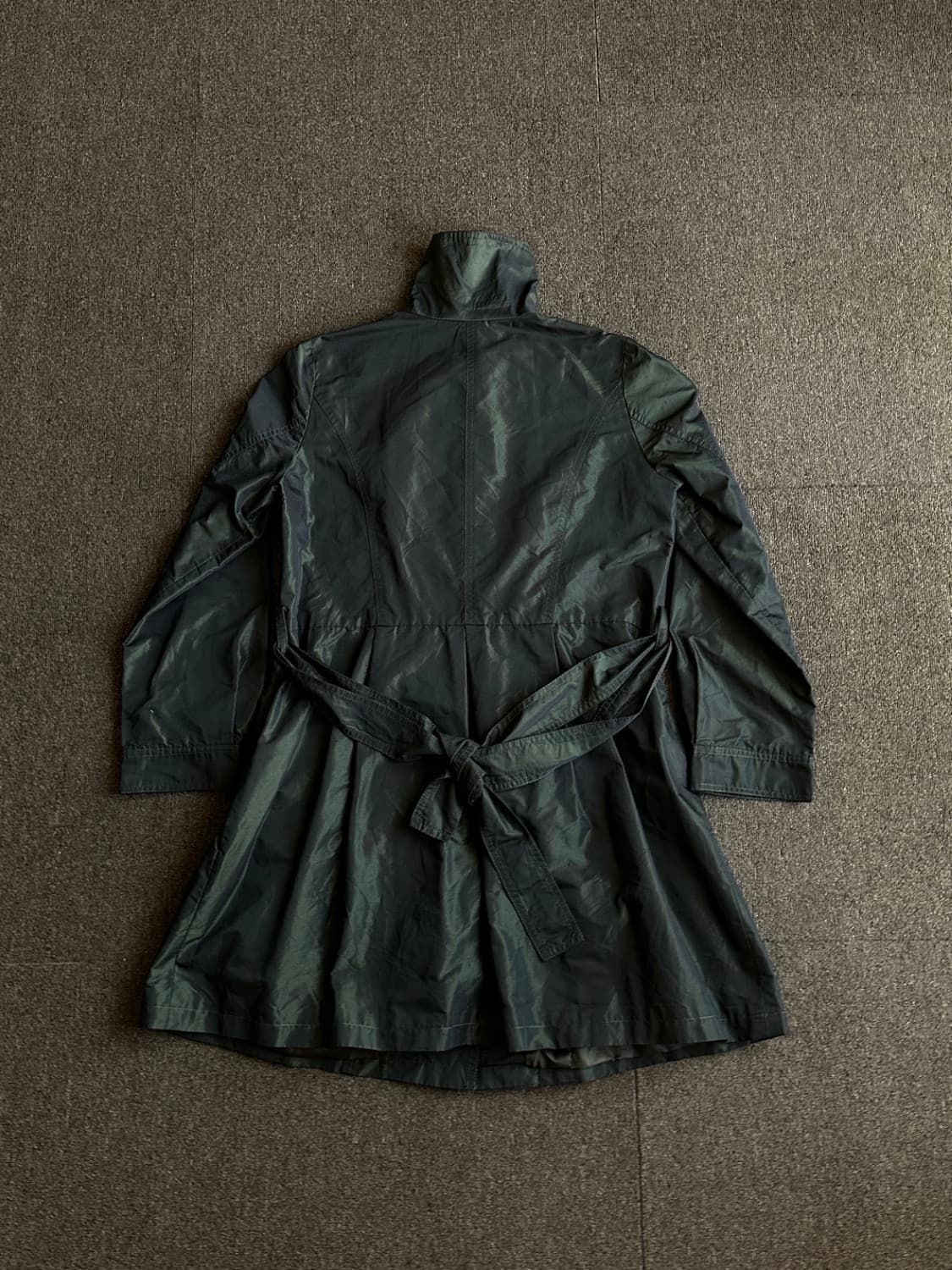 Renault 글로시 하이넥 트렌치 코트 상품이미지2