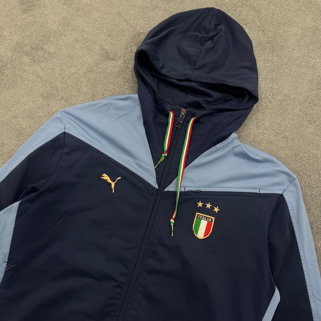 M 푸마 이탈리아 국대 후드 져지 상품이미지2