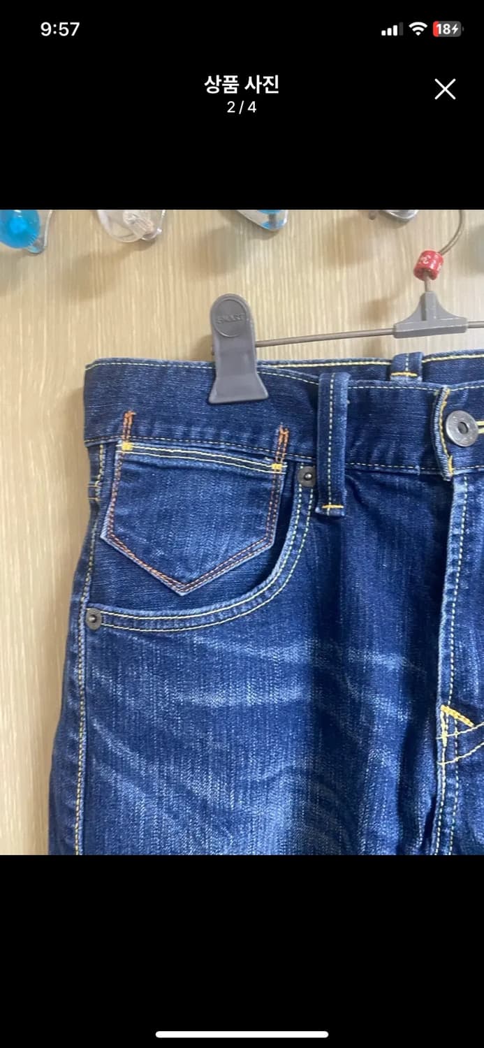 [LEVIS] 리바이스 522 워싱진 34사이즈 상품이미지2