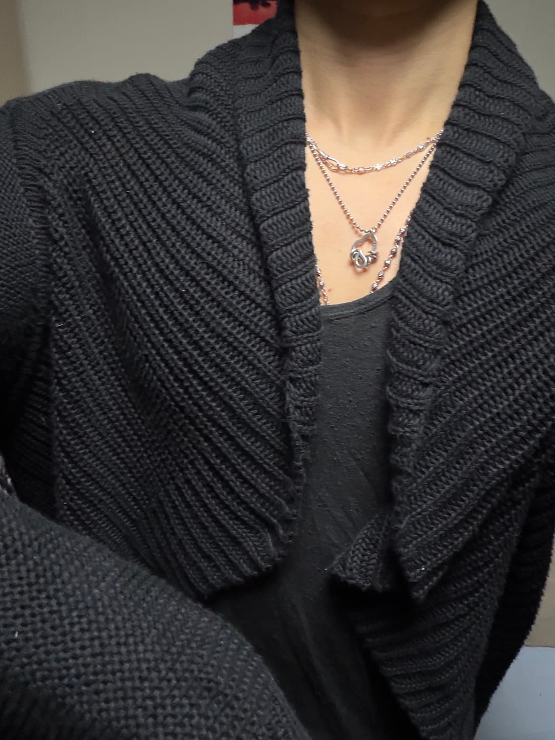 솔로이스트 숄 가디건 상품이미지7