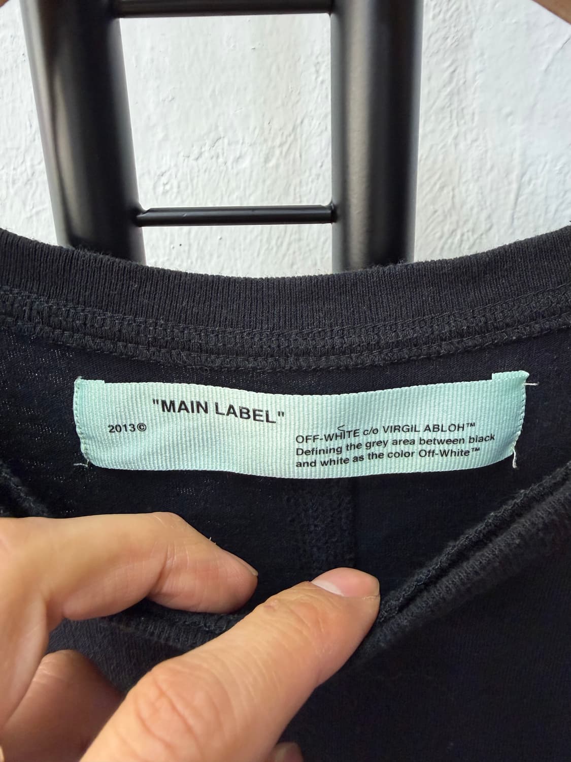 정품) 오프화이트 스텐실 에로우 반팔티 L 상품이미지7