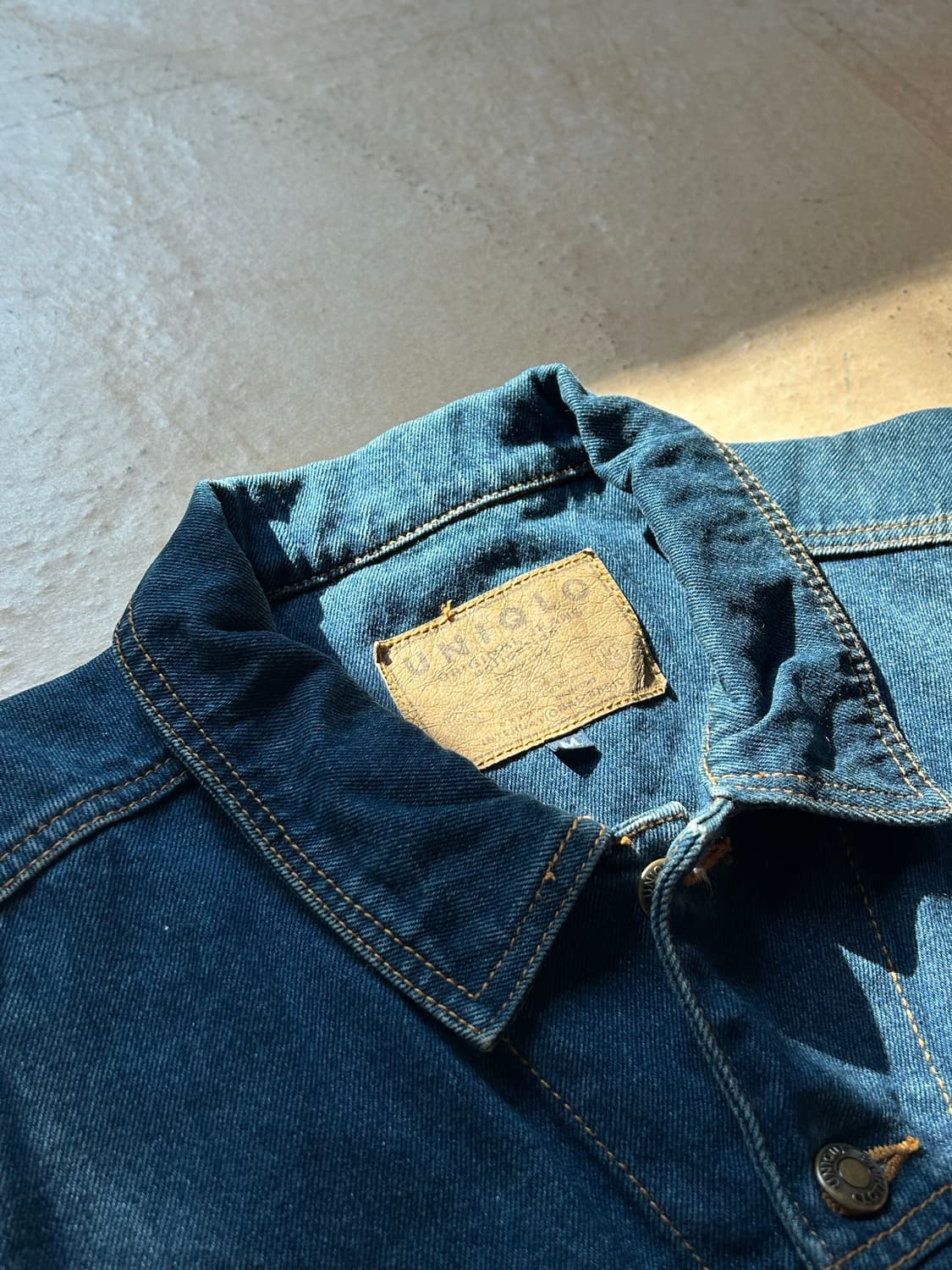 90s 올드 유니클로 데님 자켓 상품이미지4