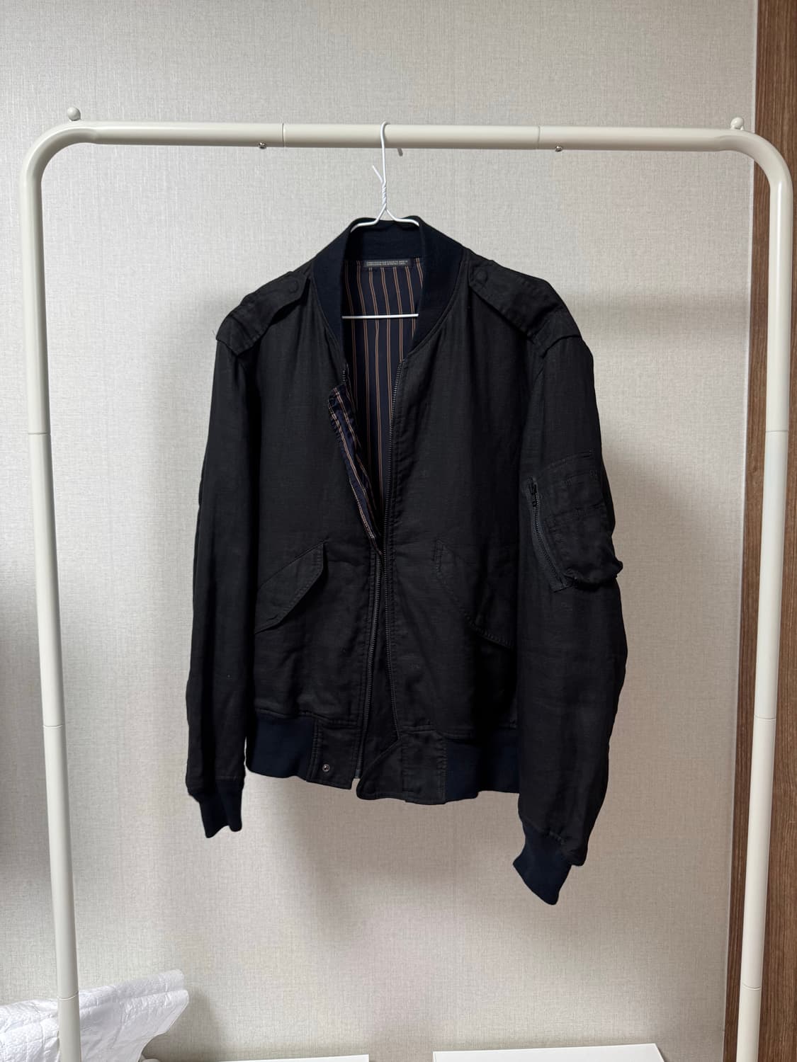 요지야마모토 뿌르옴므 MA-1 봄버 재킷 상품이미지1