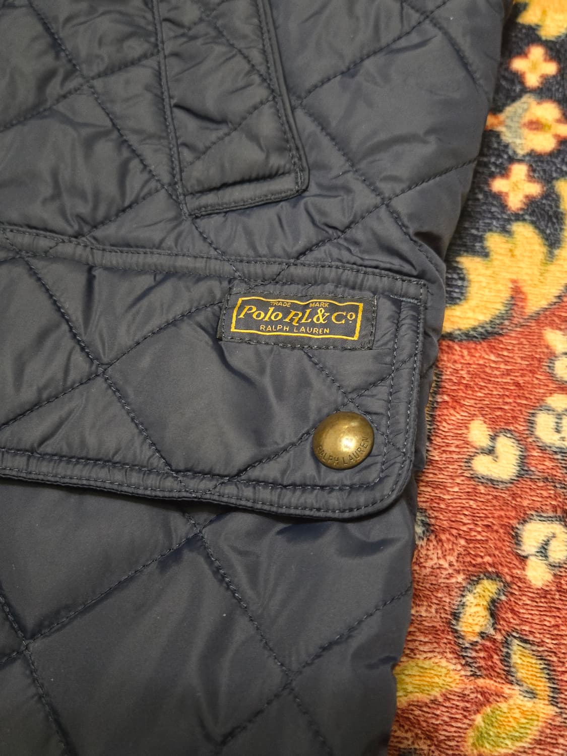 폴로 랄프로렌 남성 퀼팅 베스트 (네이비 / M) 상품이미지3