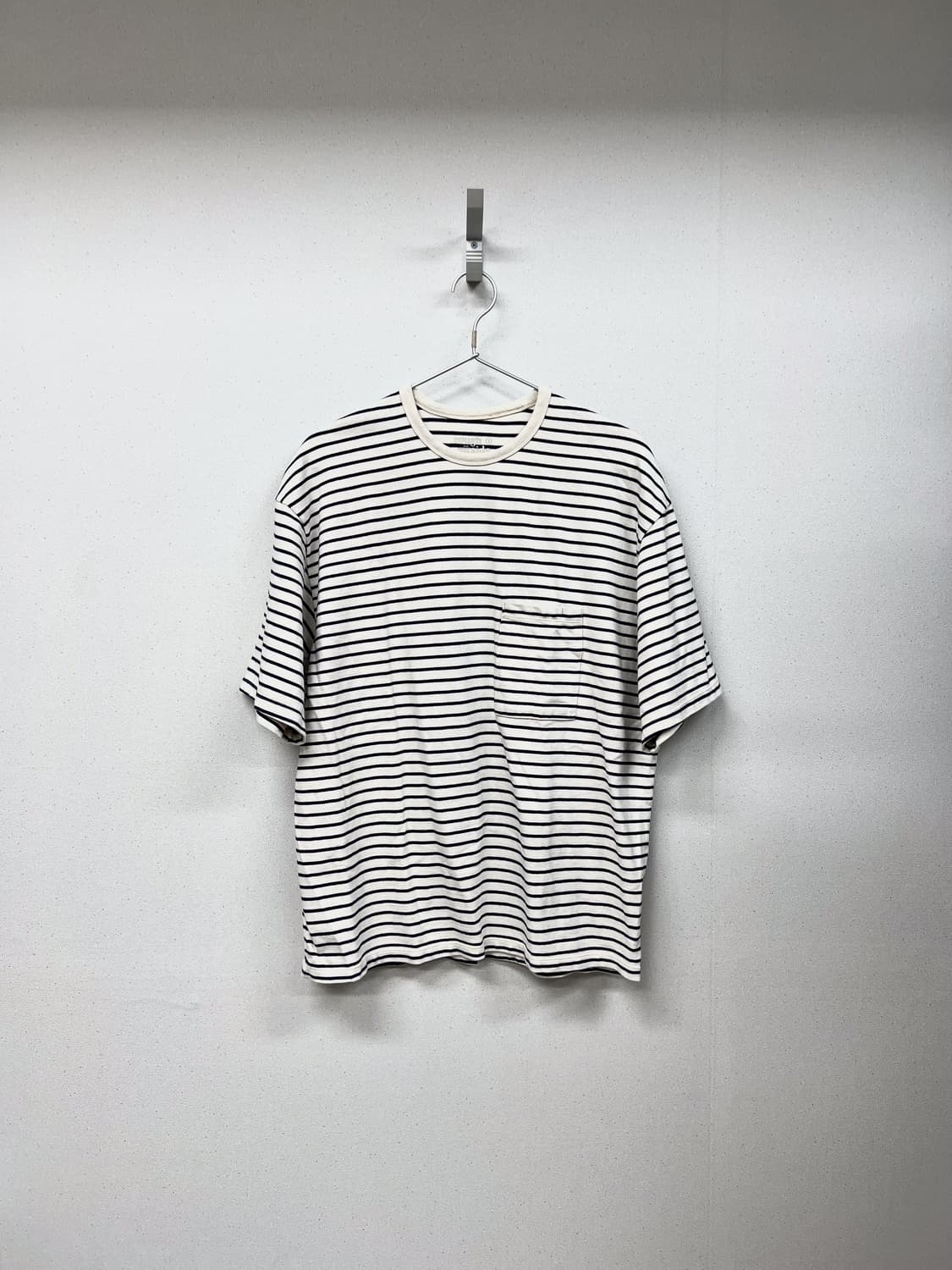 (KR/3) 러프사이드 스트라이프 반팔 네이비 상품이미지1