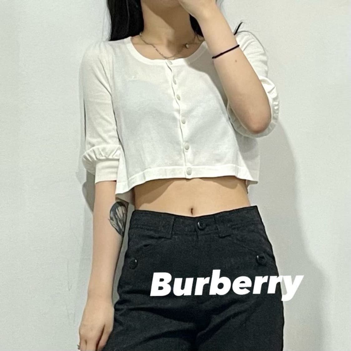 버버리 블루라벨 썸머 가디건 상품이미지1