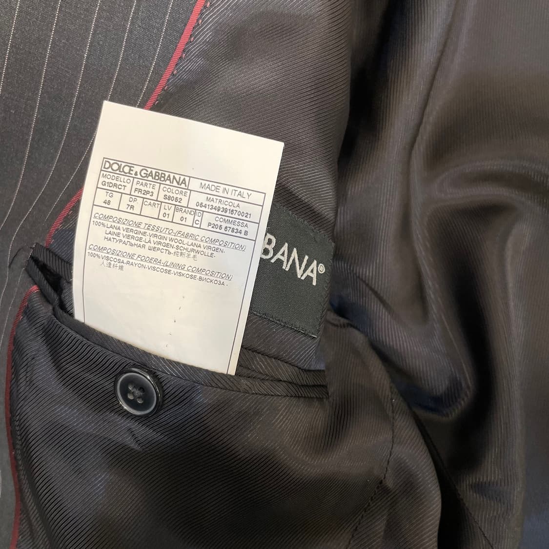 돌체엔가바나 시칠리아 핑크 핀스트라이프 수트 상품이미지6