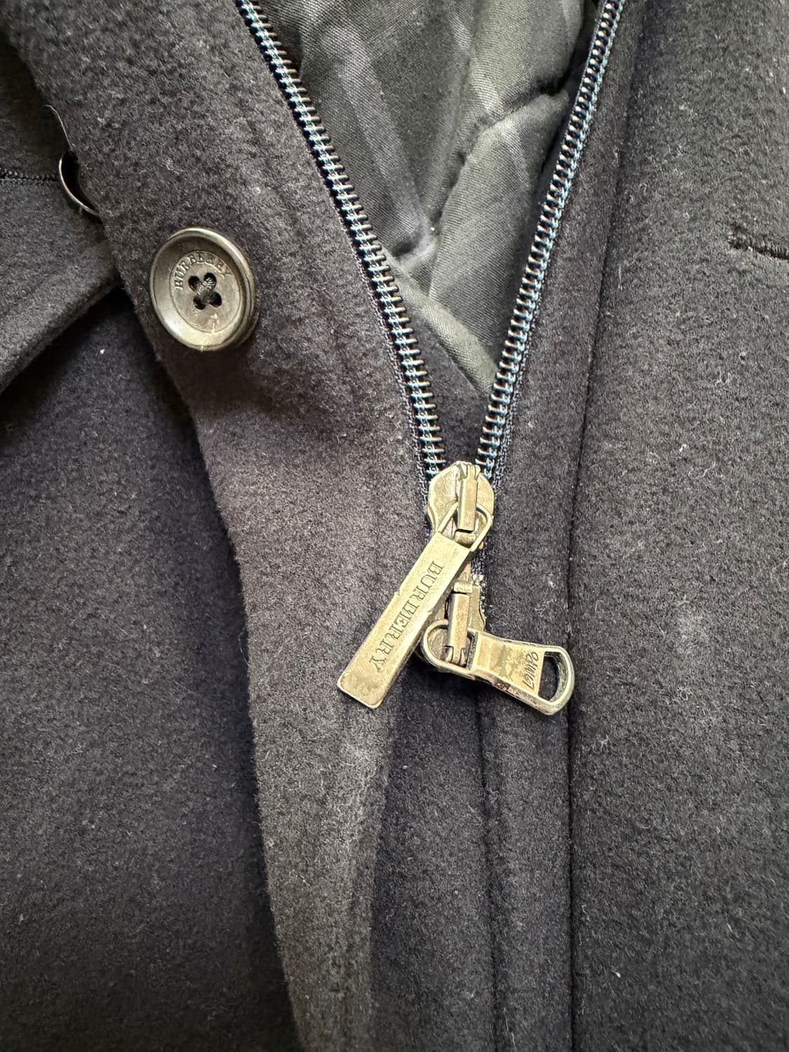 [S] 버버리 울 카코트 (네이비) 상품이미지2