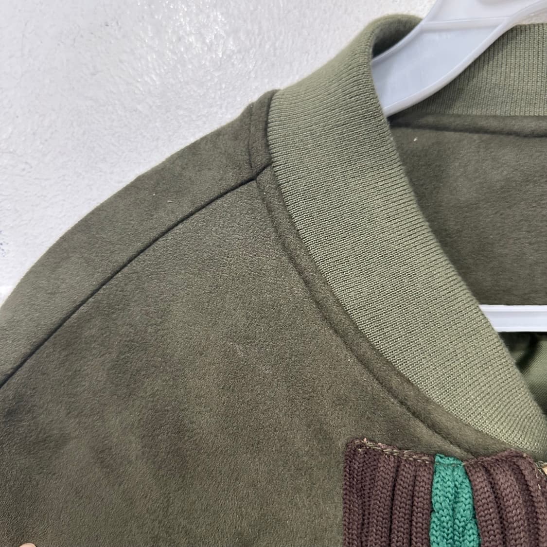 일본 빈티지 패치워크 스웨이드 자켓 상품이미지2