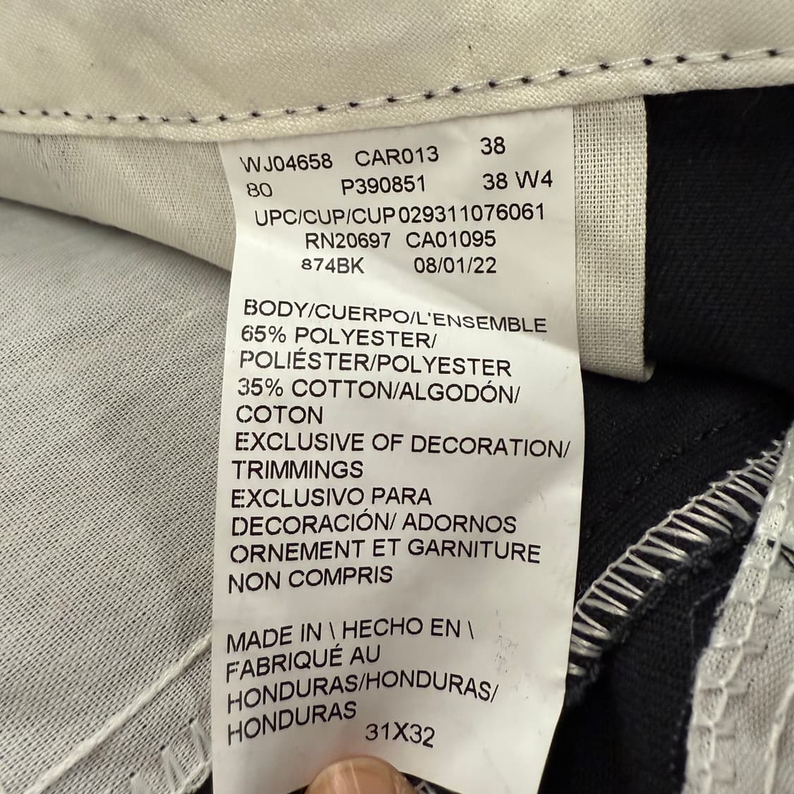 [정품] 디키즈 블랙 기본 면바지 b18 상품이미지5