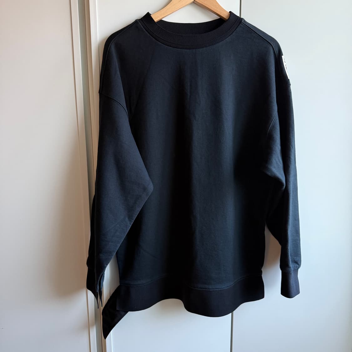 시스템옴므 오버핏 맨투맨 블랙 100 상품이미지1