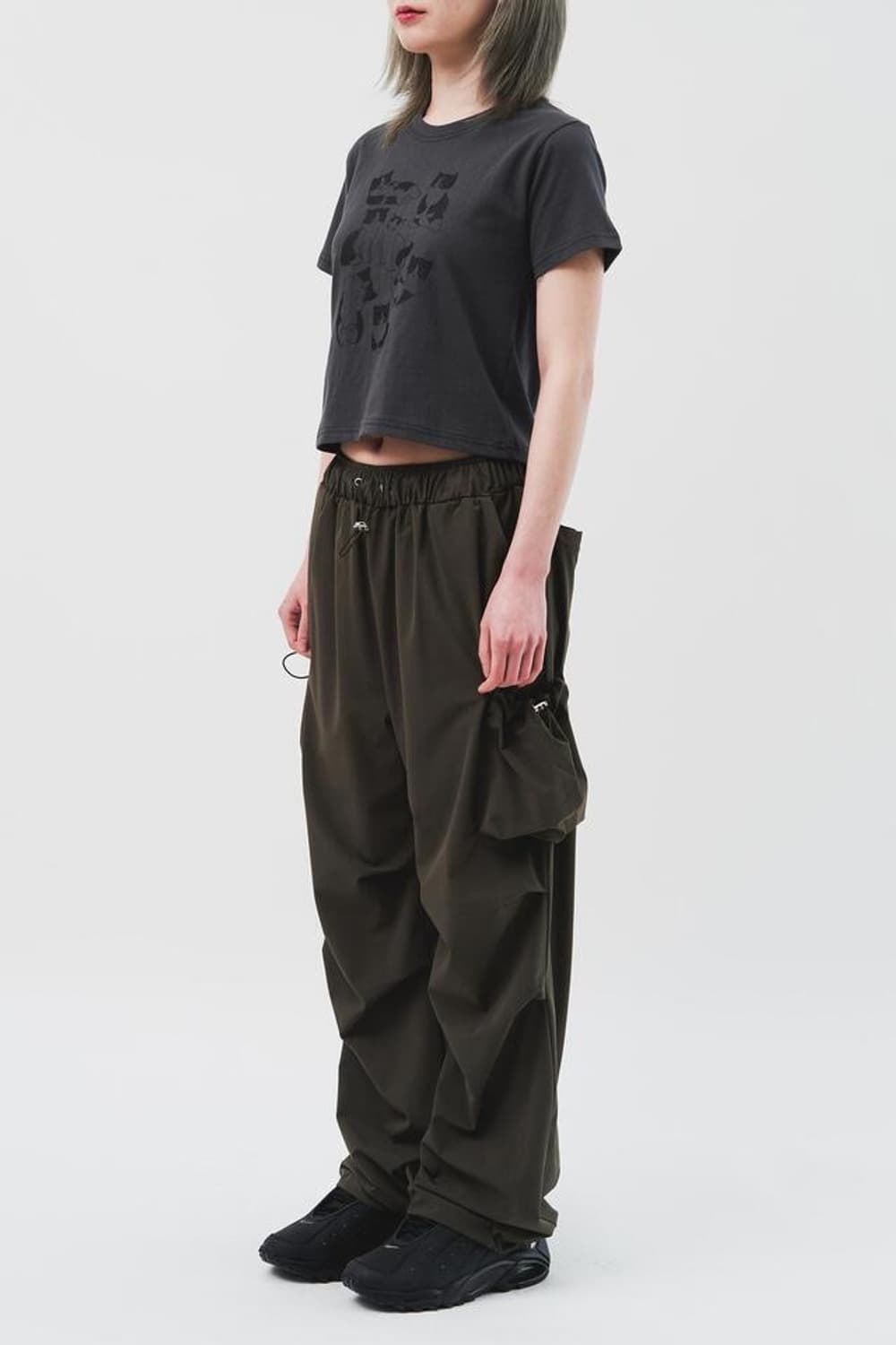 Peddle Pocket Pants 카키 상품이미지2